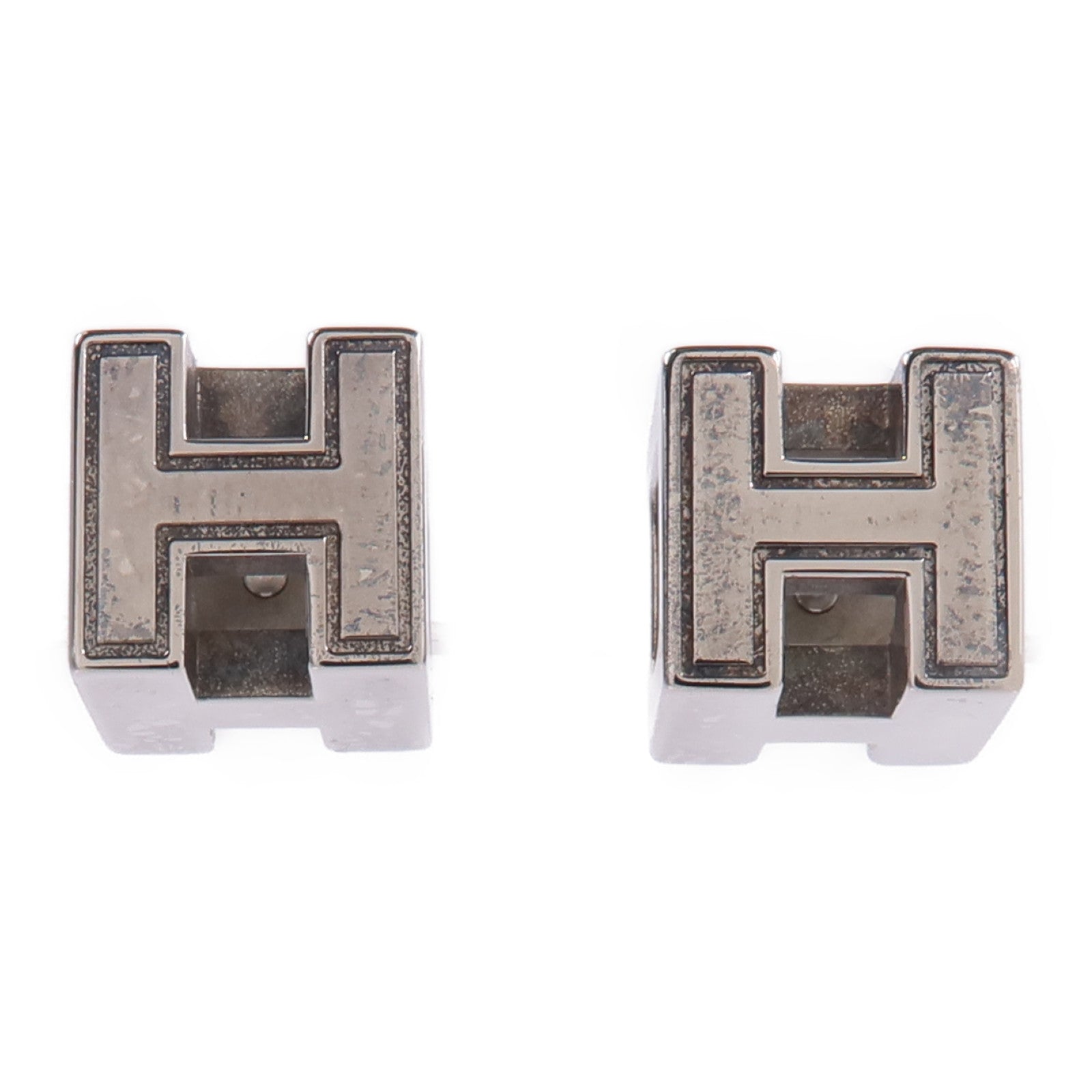 HERMES 金屬Cage d'H Earrings耳環