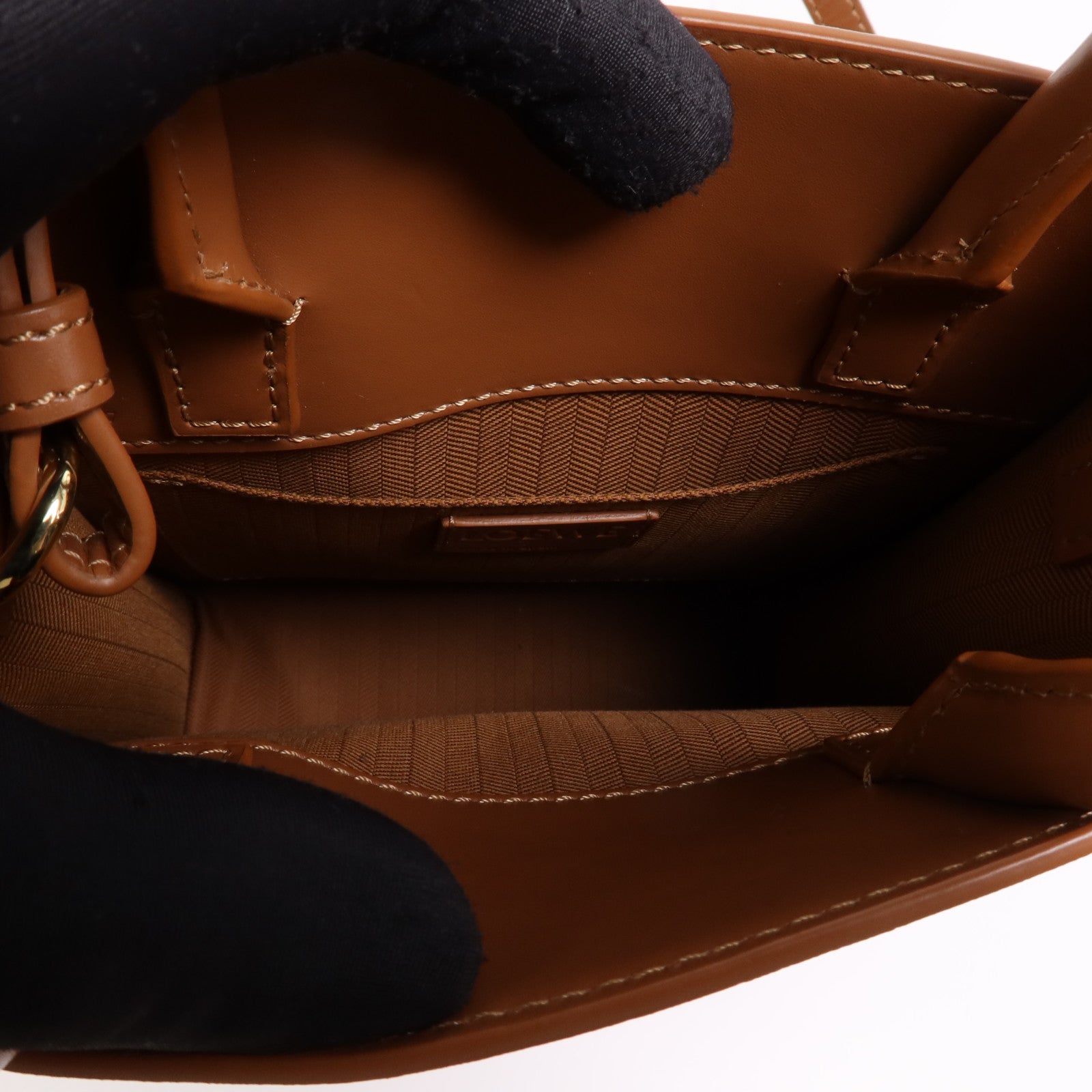 LOEWE 牛皮皮革Standard A5 Tote金扣手挽肩背兩用袋