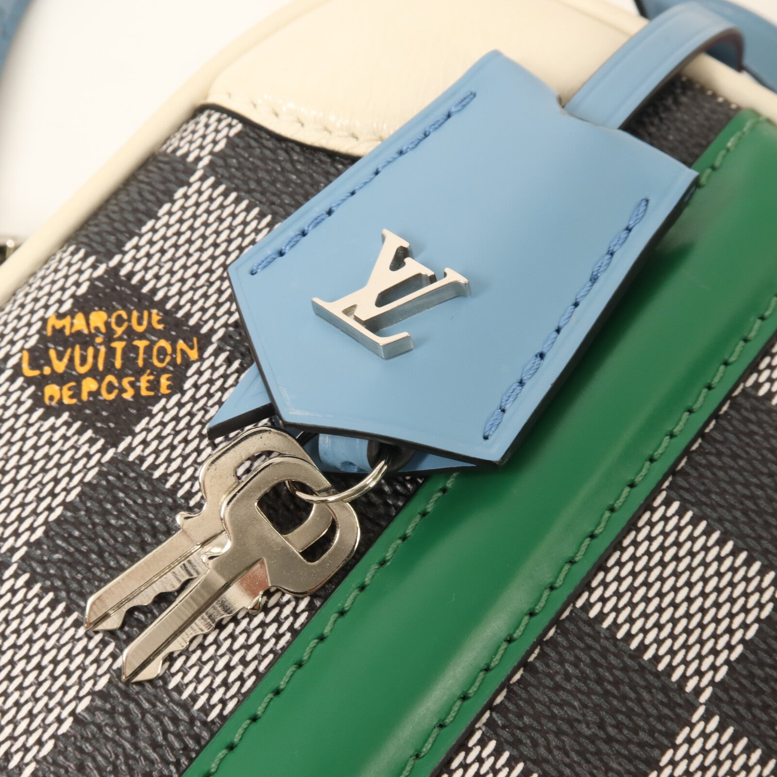 LOUIS VUITTON Damier Valisette BB手挽肩背兩用袋
