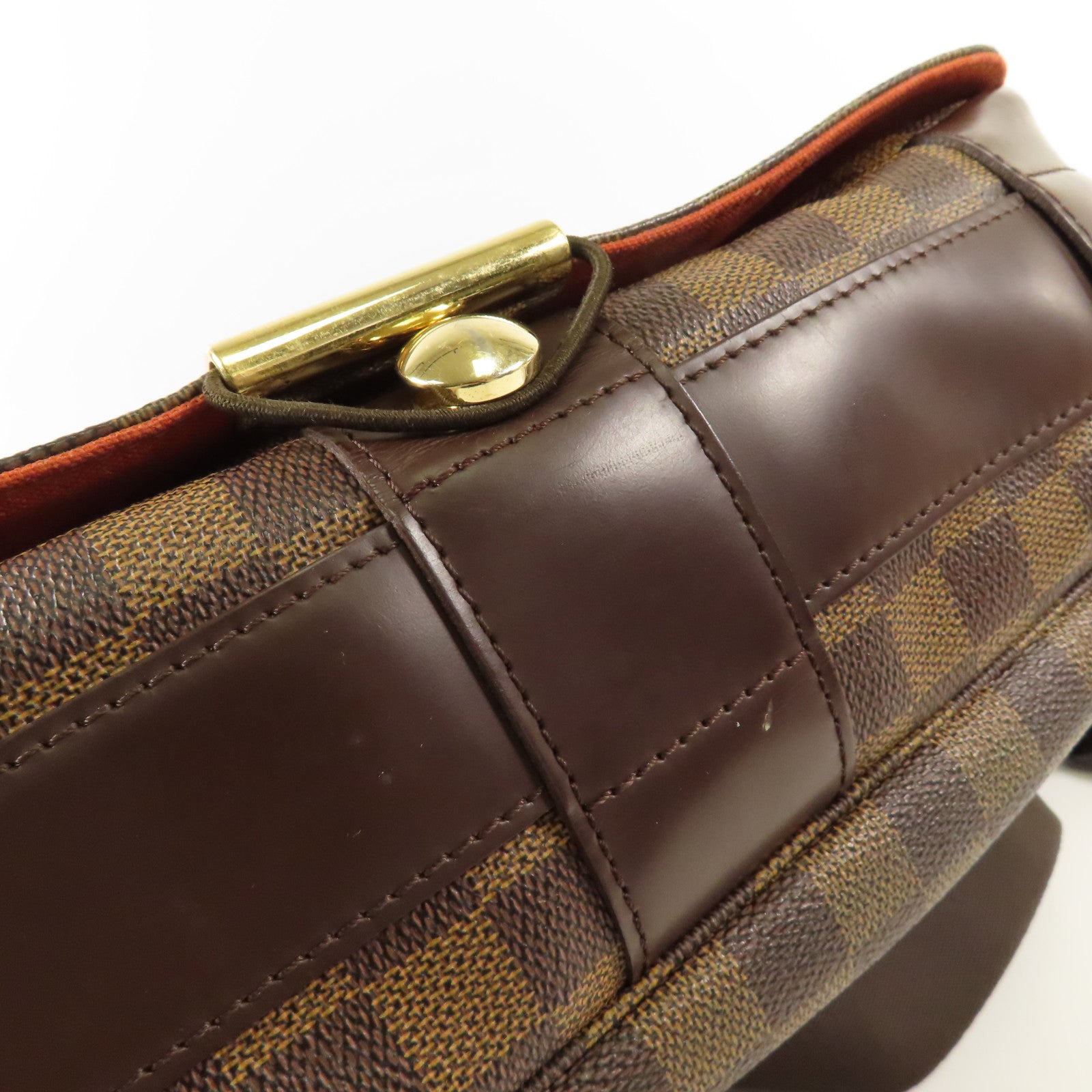 LOUIS VUITTON Damier Bastille金扣肩背袋