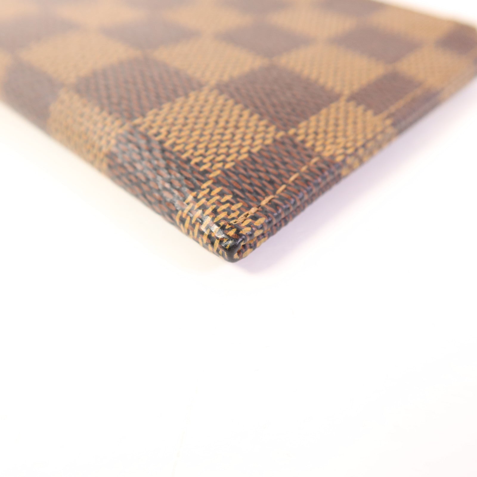 LOUIS VUITTON Damier Card Case銀扣卡片套