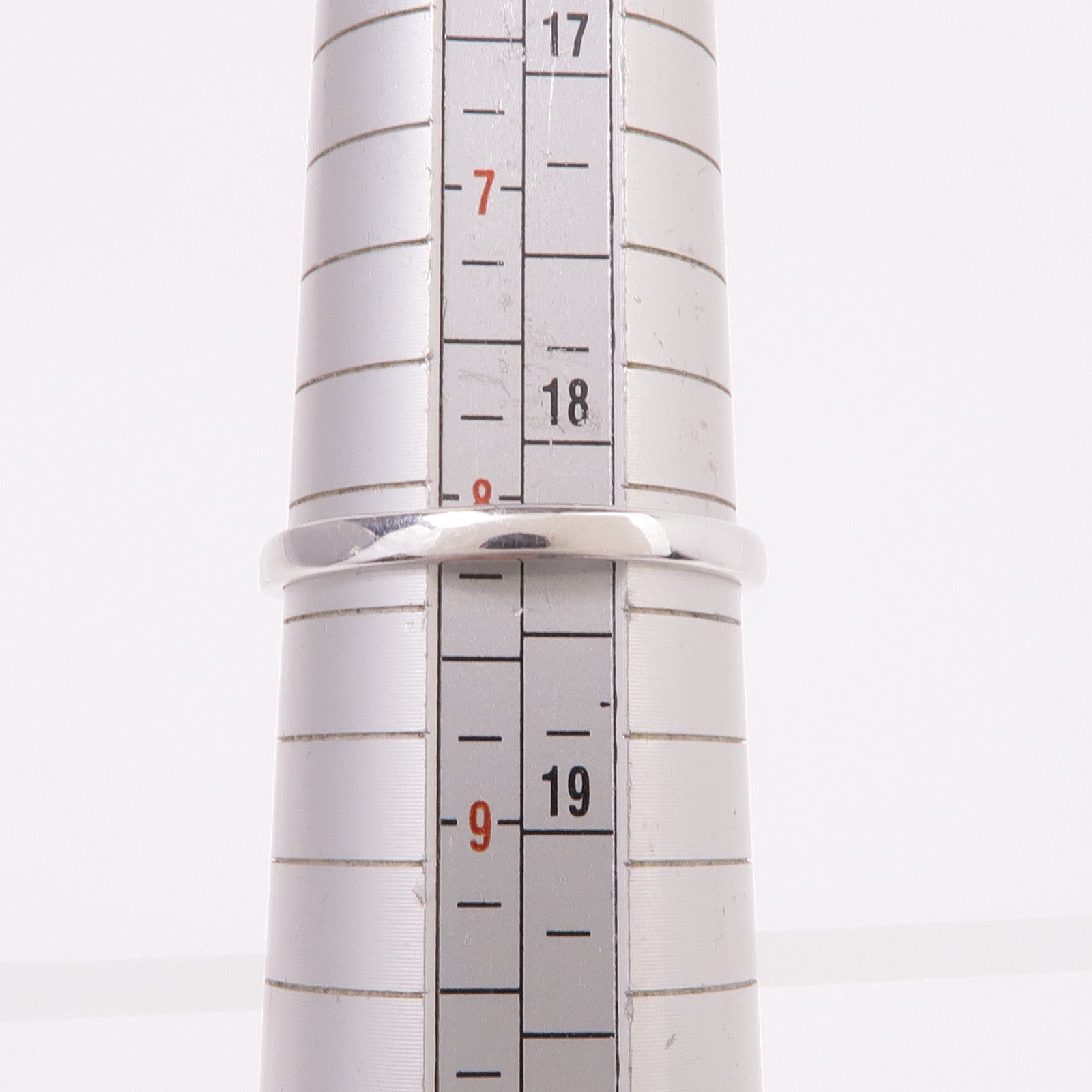 JEWELRY 18K白金Sapphire Diamond Ring藍寶石/鑽石戒指US#8