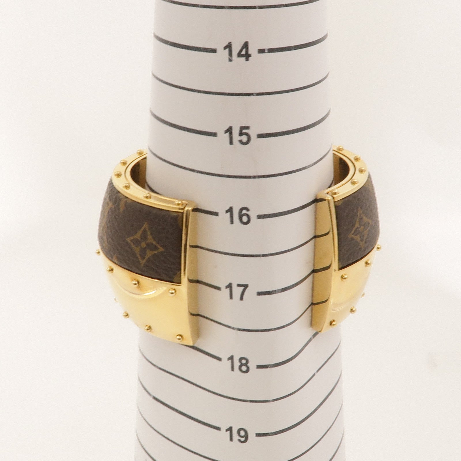 LOUIS VUITTON 金屬/Monogram Wild LV Cuff M手鐲