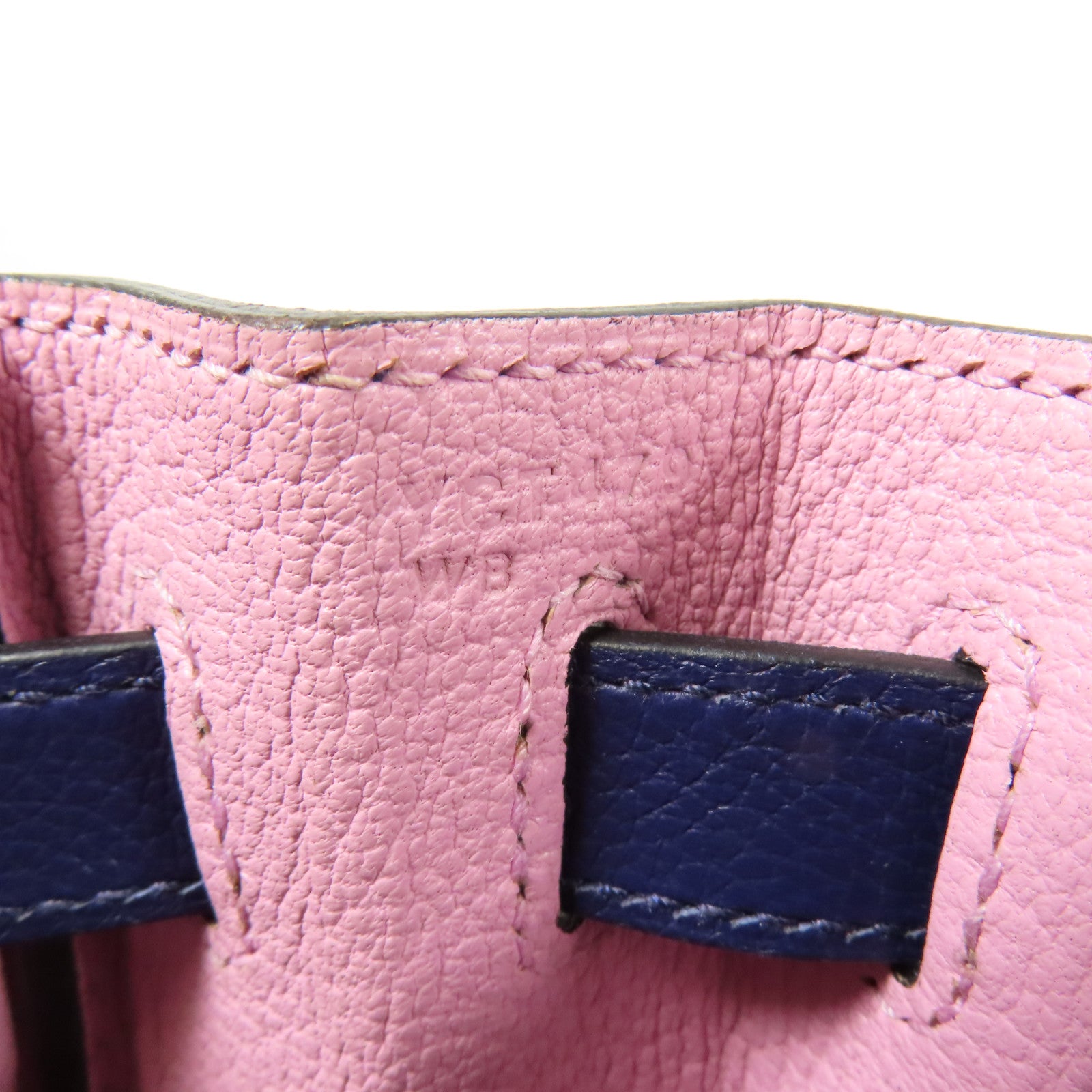 HERMES Evercolor皮革Kelly 28銀扣手挽肩背兩用袋Mauve Sylvestre