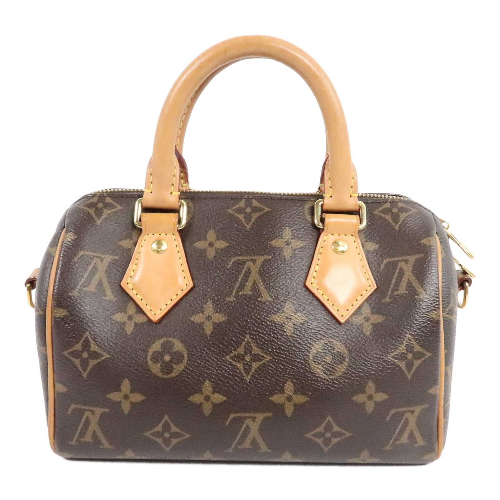 LOUIS VUITTON Monogram Speedy Bandouliere 20金扣手挽肩背兩用袋