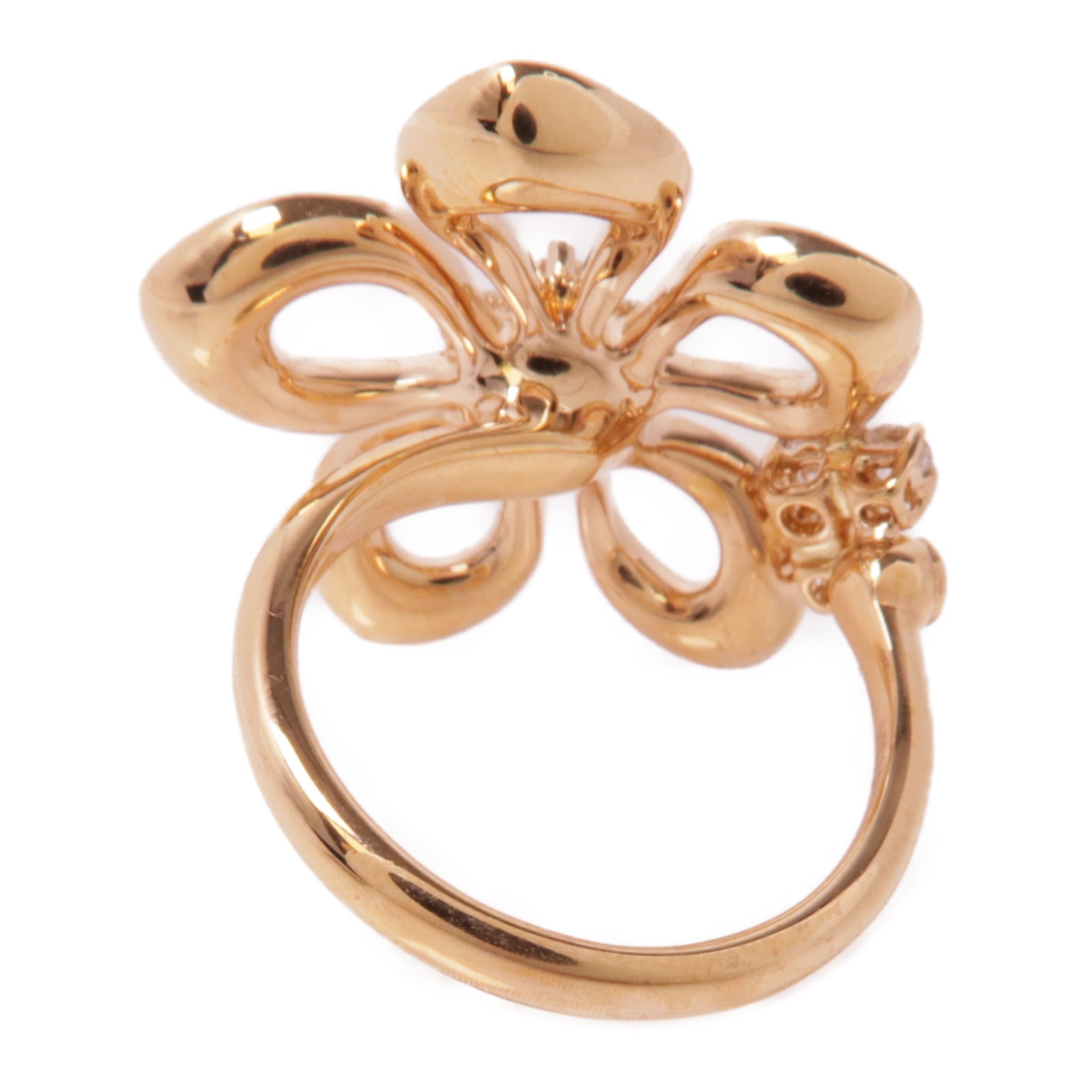 JEWELRY (PRICE DOWN) Diamond Ring US#8 Ring 18K Rose Gold
