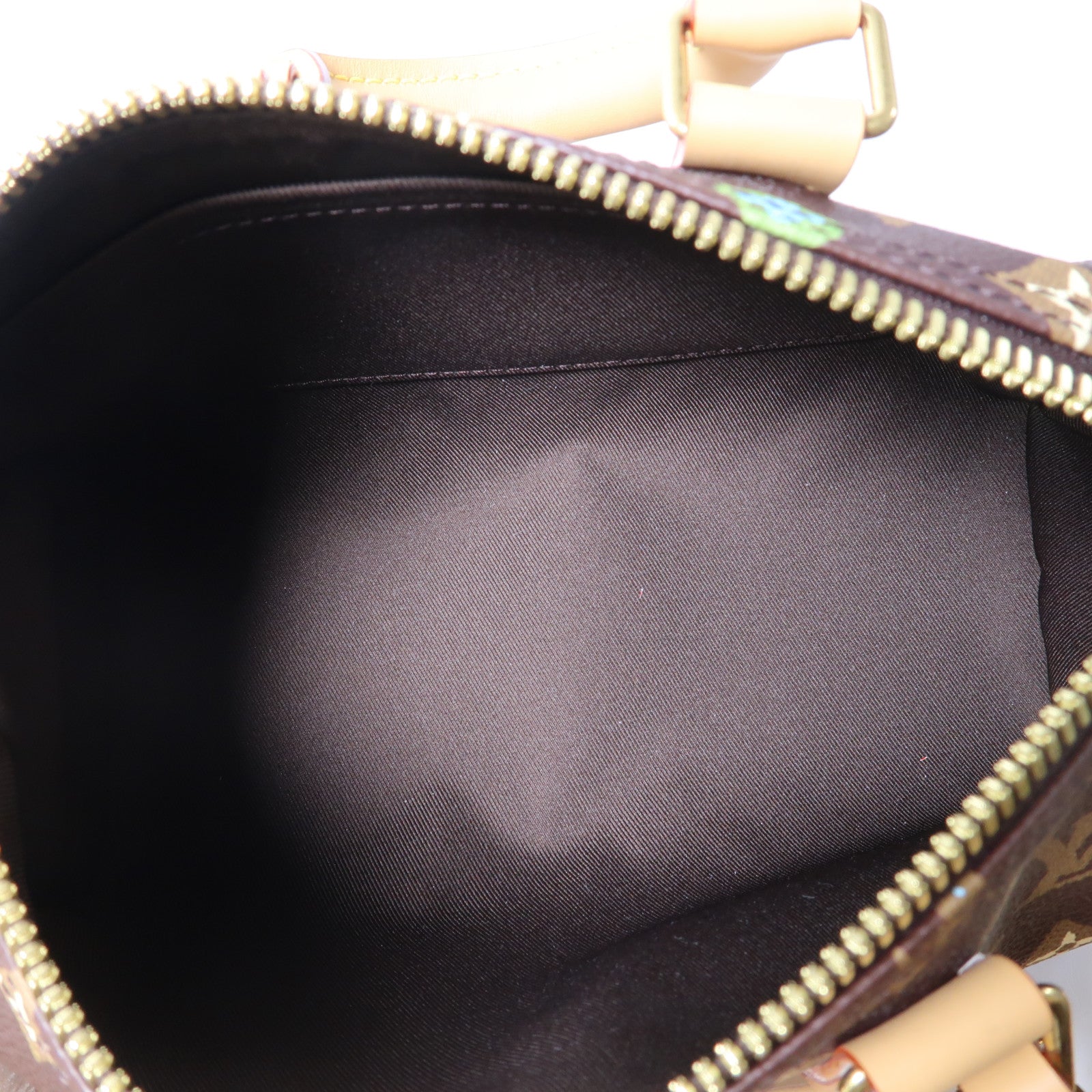 LOUIS VUITTON Monogram Craggy Keepall Bandouliere 25金扣手挽肩背兩用袋啡色