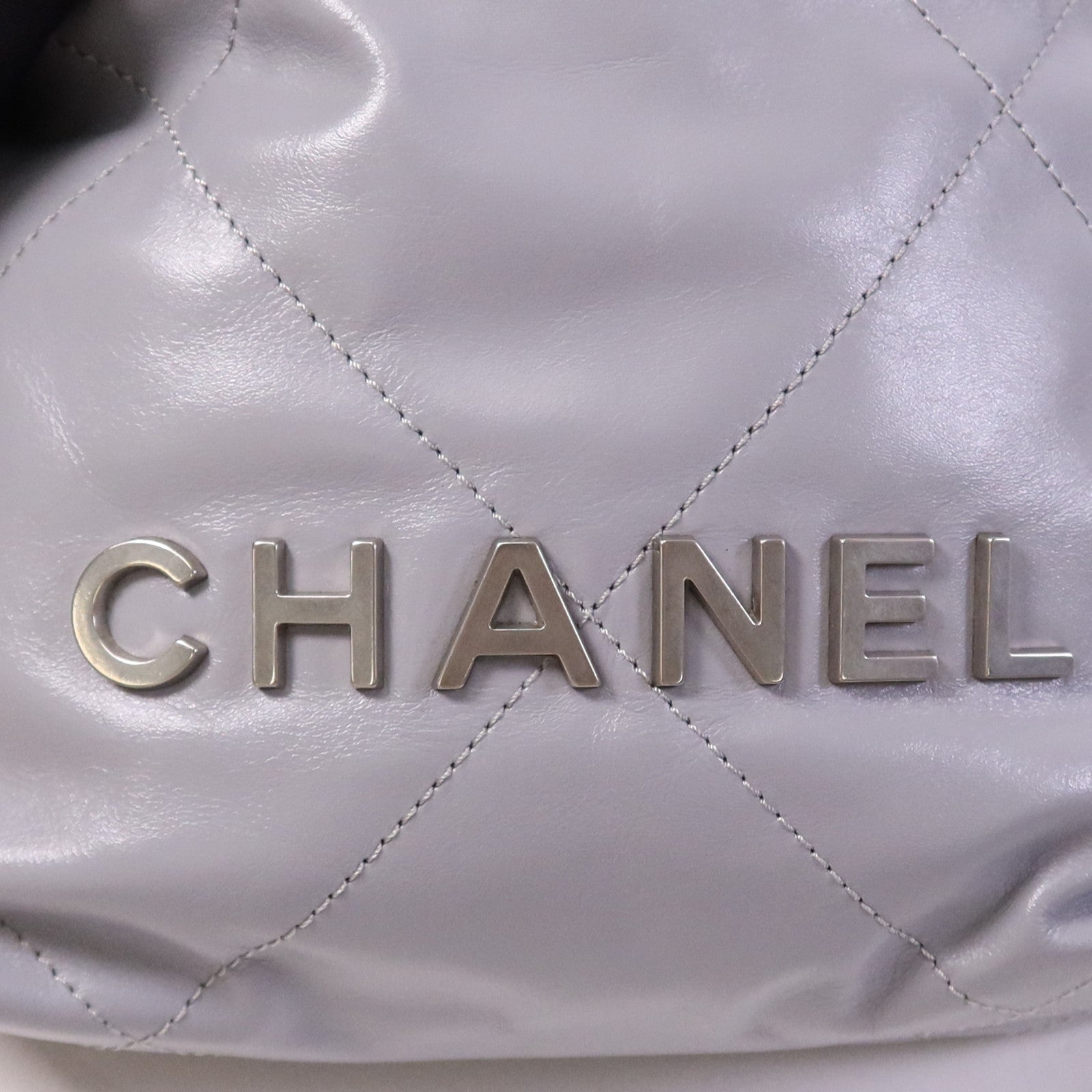 CHANEL 牛皮皮革C22 Mini金扣手挽肩背兩用袋
