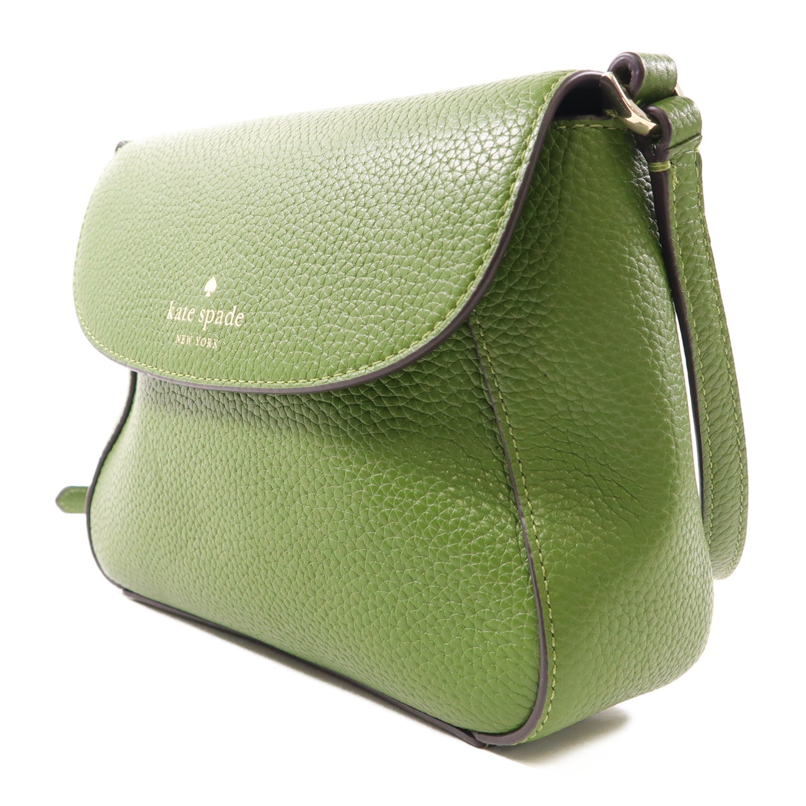 Kate Spade 牛皮皮革Shoulder Bag銀扣肩背袋