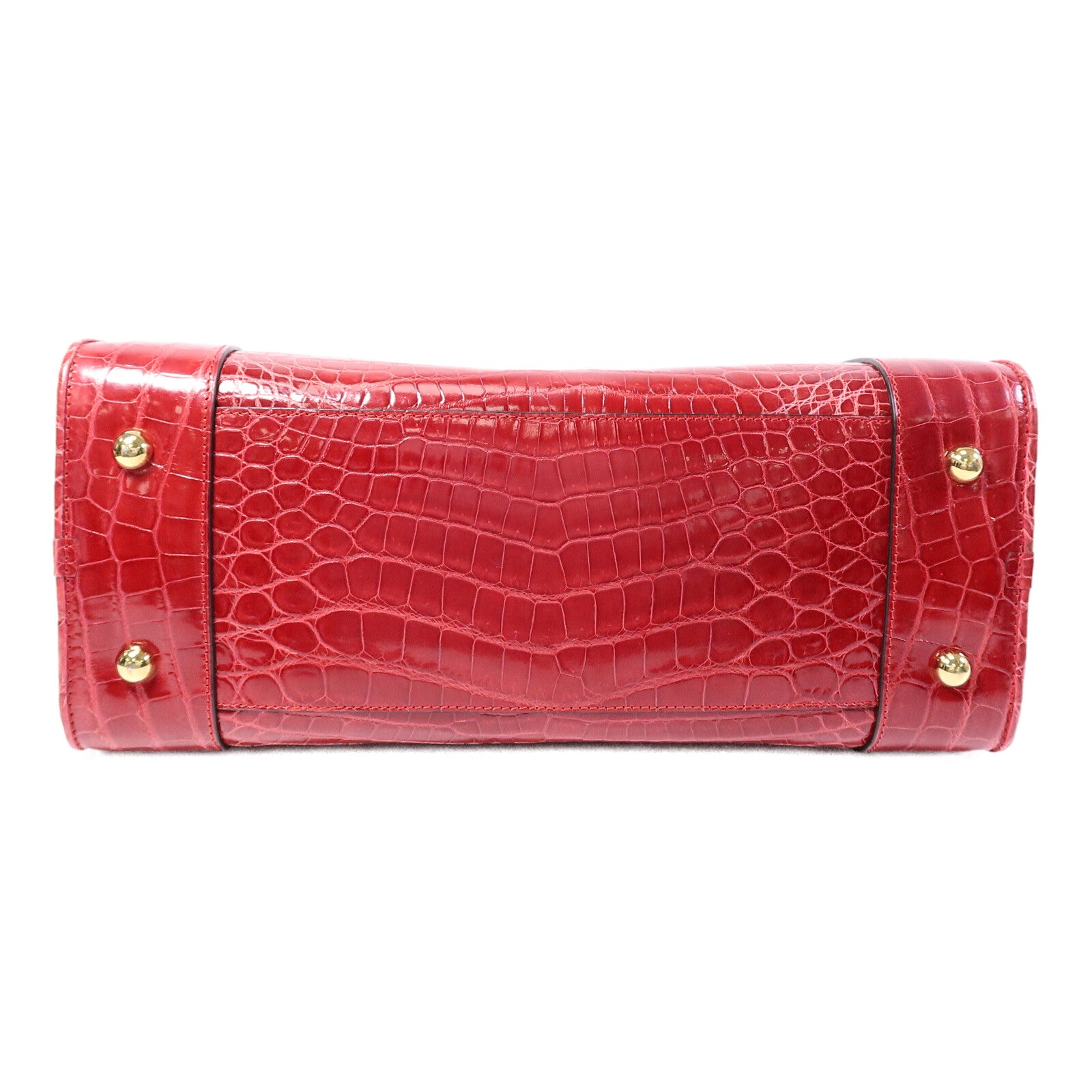 LOEWE 鱷魚皮革Amazona 36手挽袋