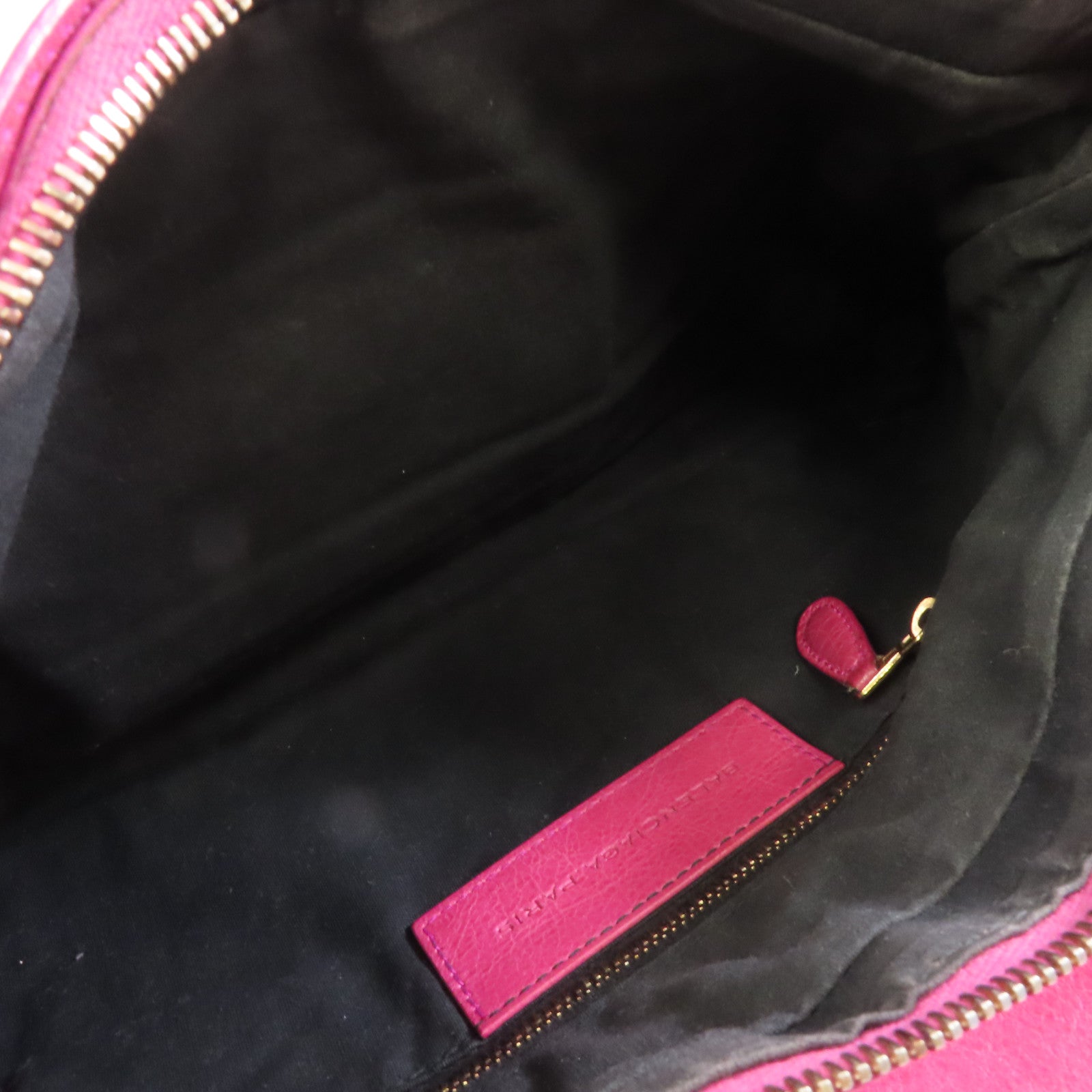 BALENCIAGA 羊皮皮革Hand Bag金扣手挽肩背兩用袋粉紅色