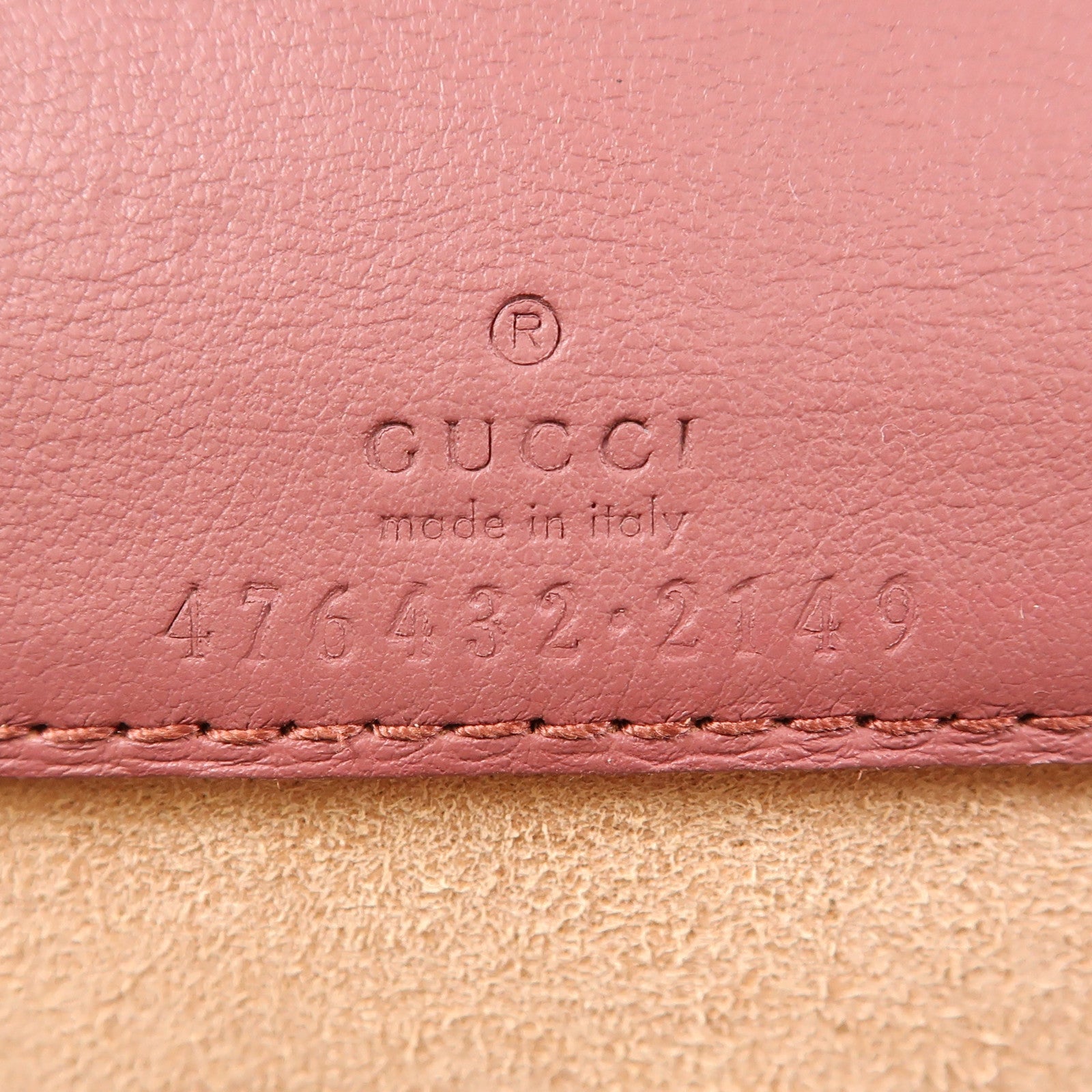 GUCCI GG SHW Dionysus Super Mini Blooms Chain Shoulder Bag Coated Canvas Suede