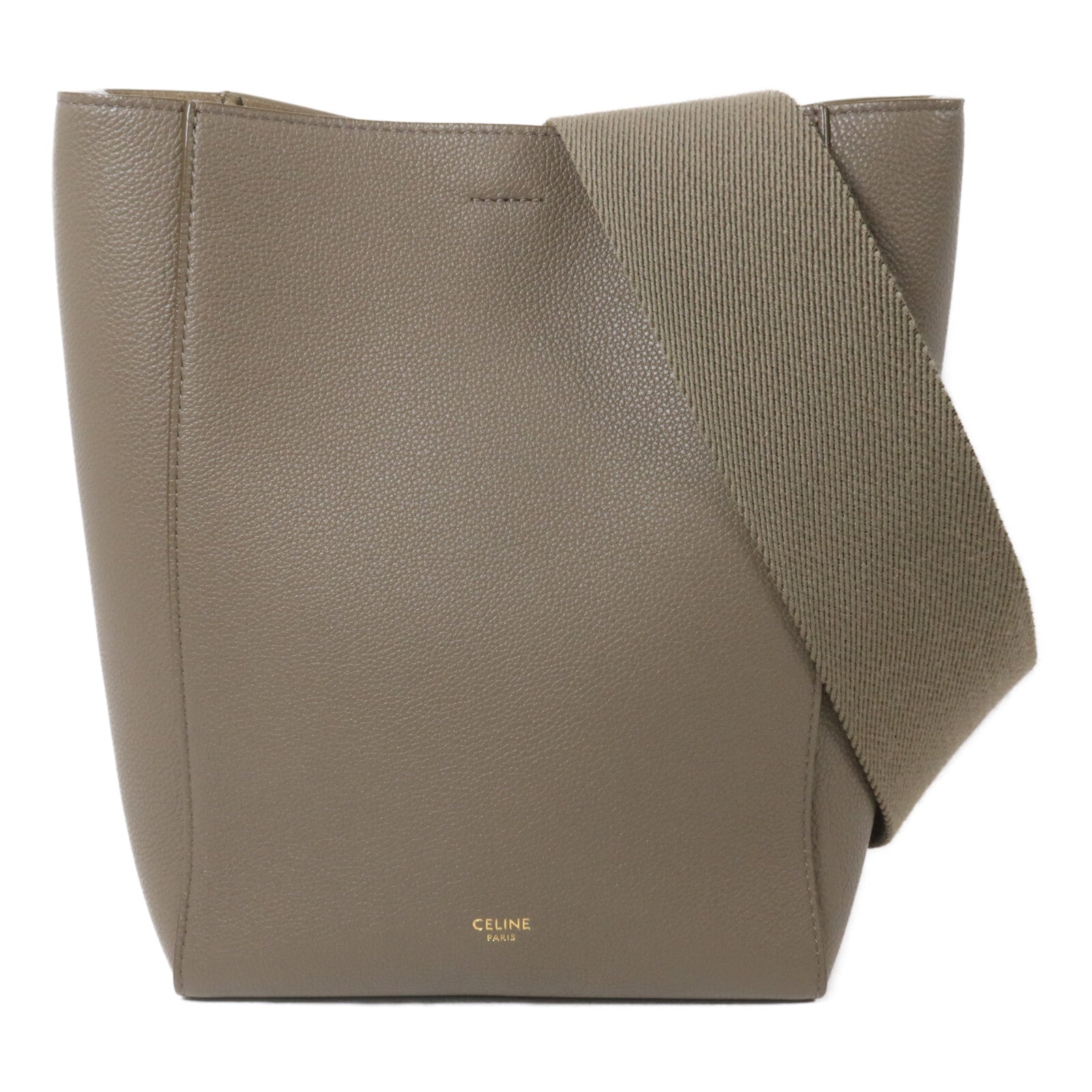 CELINE 牛皮皮革Sangle Bucket Small肩背袋