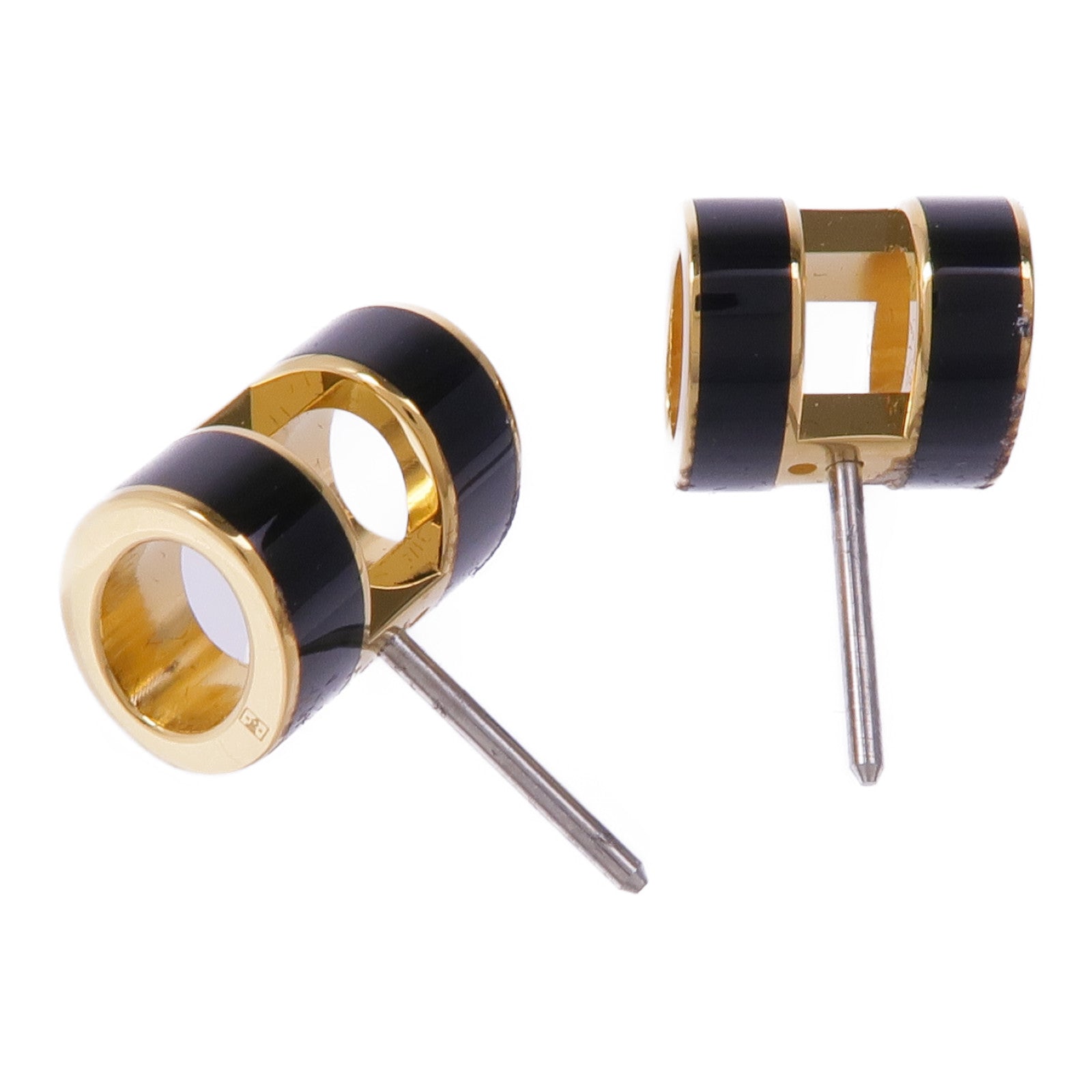 HERMES 金屬Pop H Earrings耳環Noir