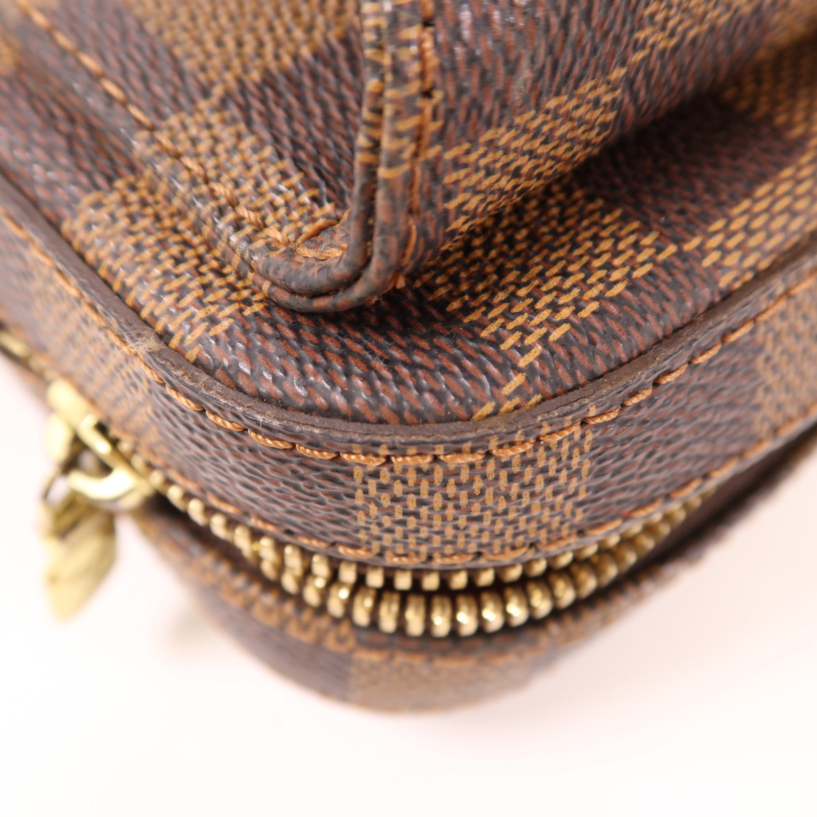 LOUIS VUITTON Damier Geronimos金扣腰包