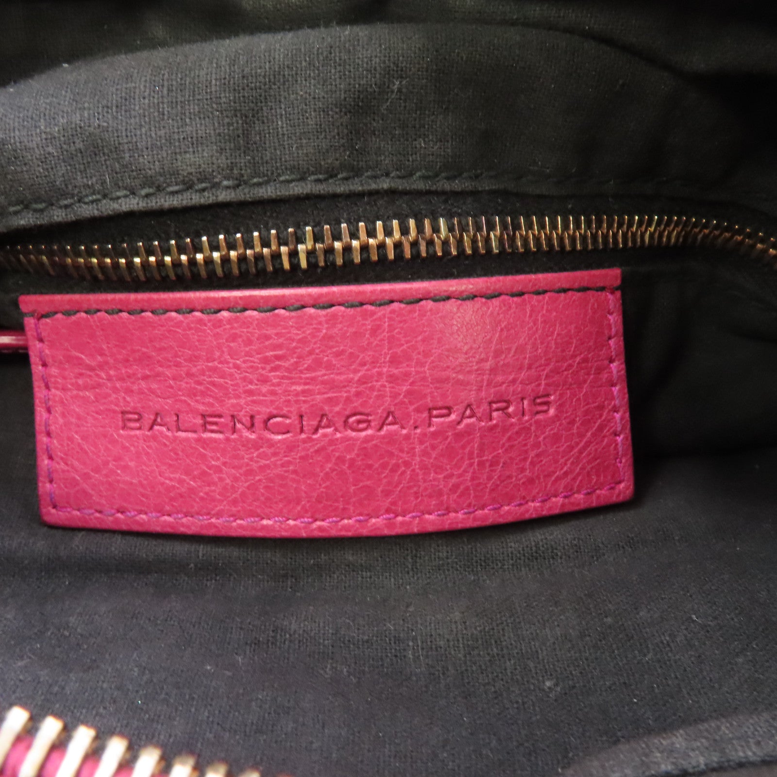 BALENCIAGA 羊皮皮革Hand Bag金扣手挽肩背兩用袋粉紅色
