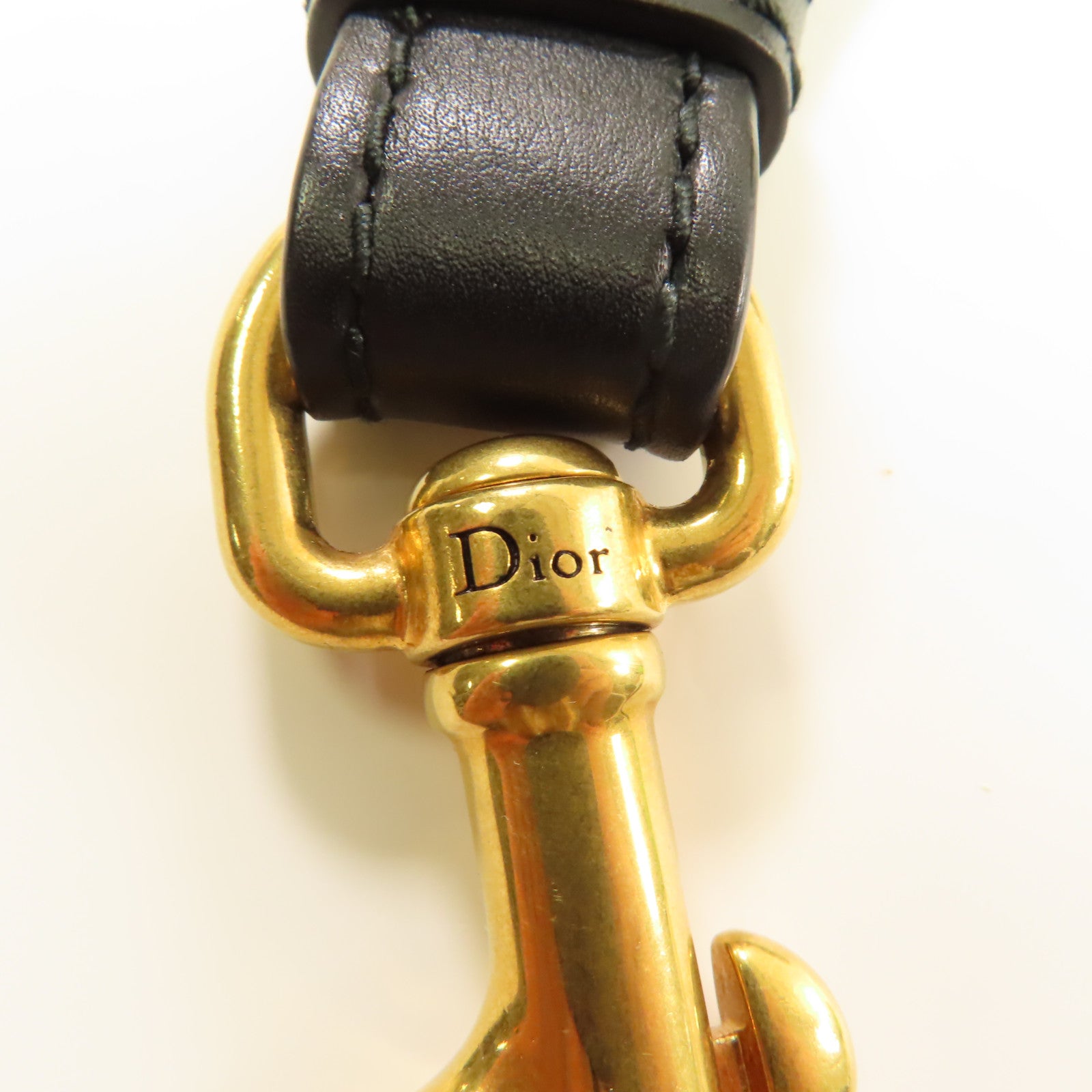 Dior 【激減優惠】帆布Shoulder Strap金扣肩背帶米色