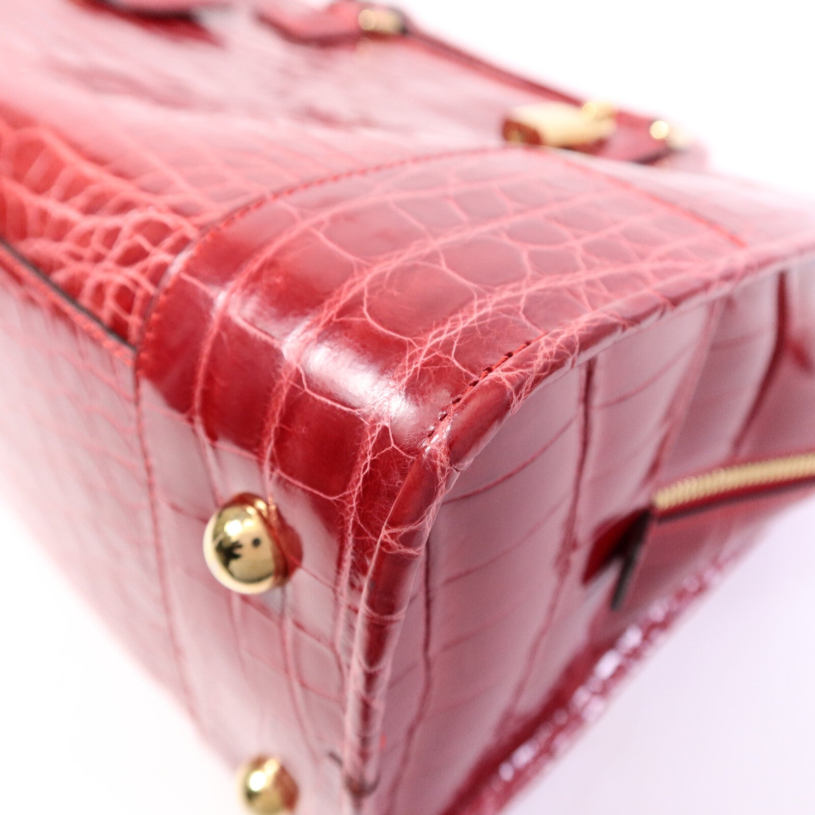 LOEWE 鱷魚皮革Amazona 36手挽袋