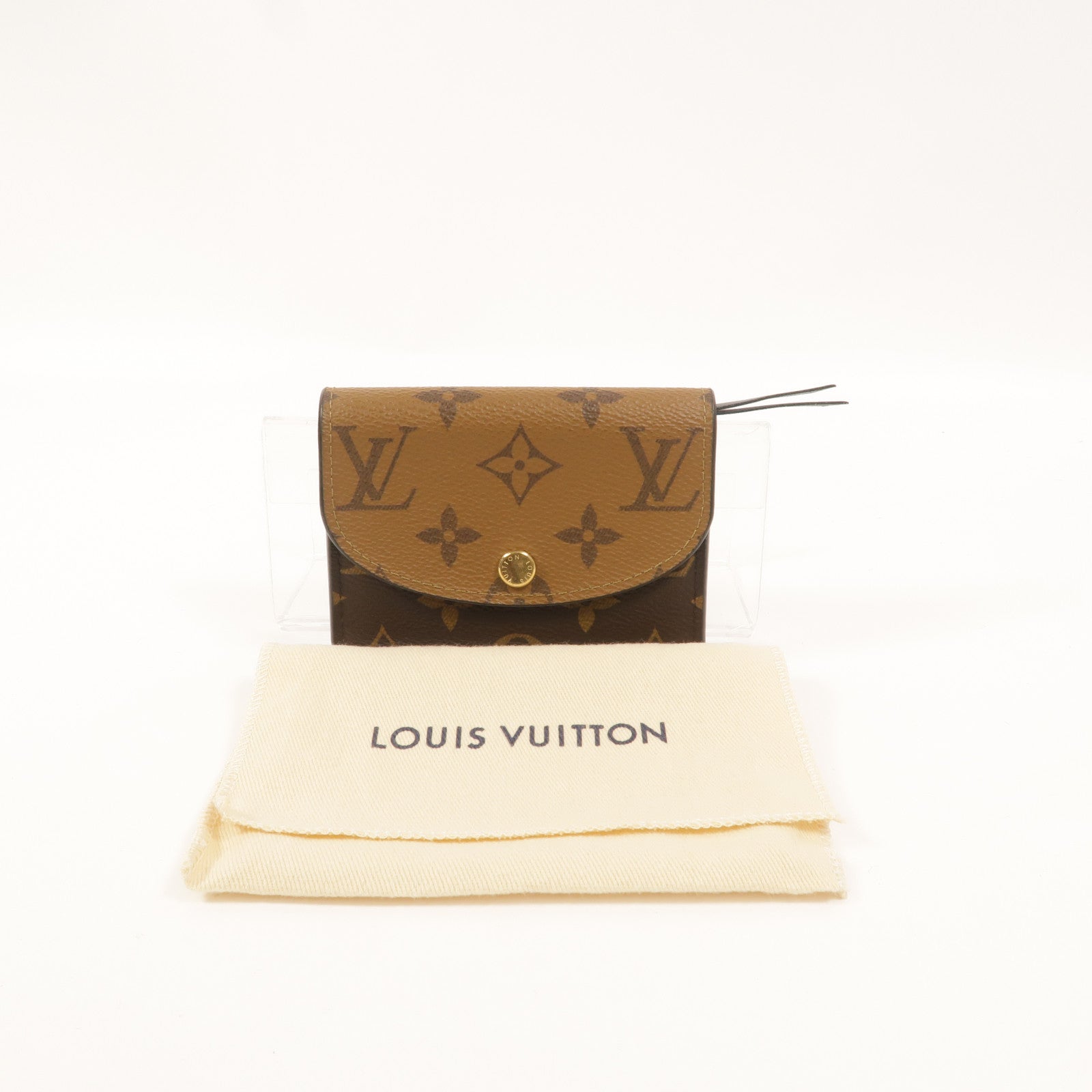 LOUIS VUITTON Monogram Reverse Rosalie Coin Purse零錢包