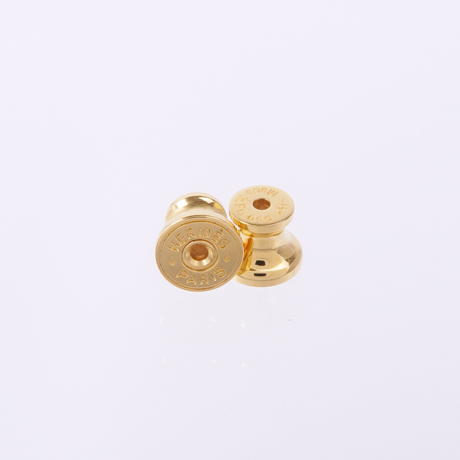 HERMES 金屬Pop H Earrings耳環Noir