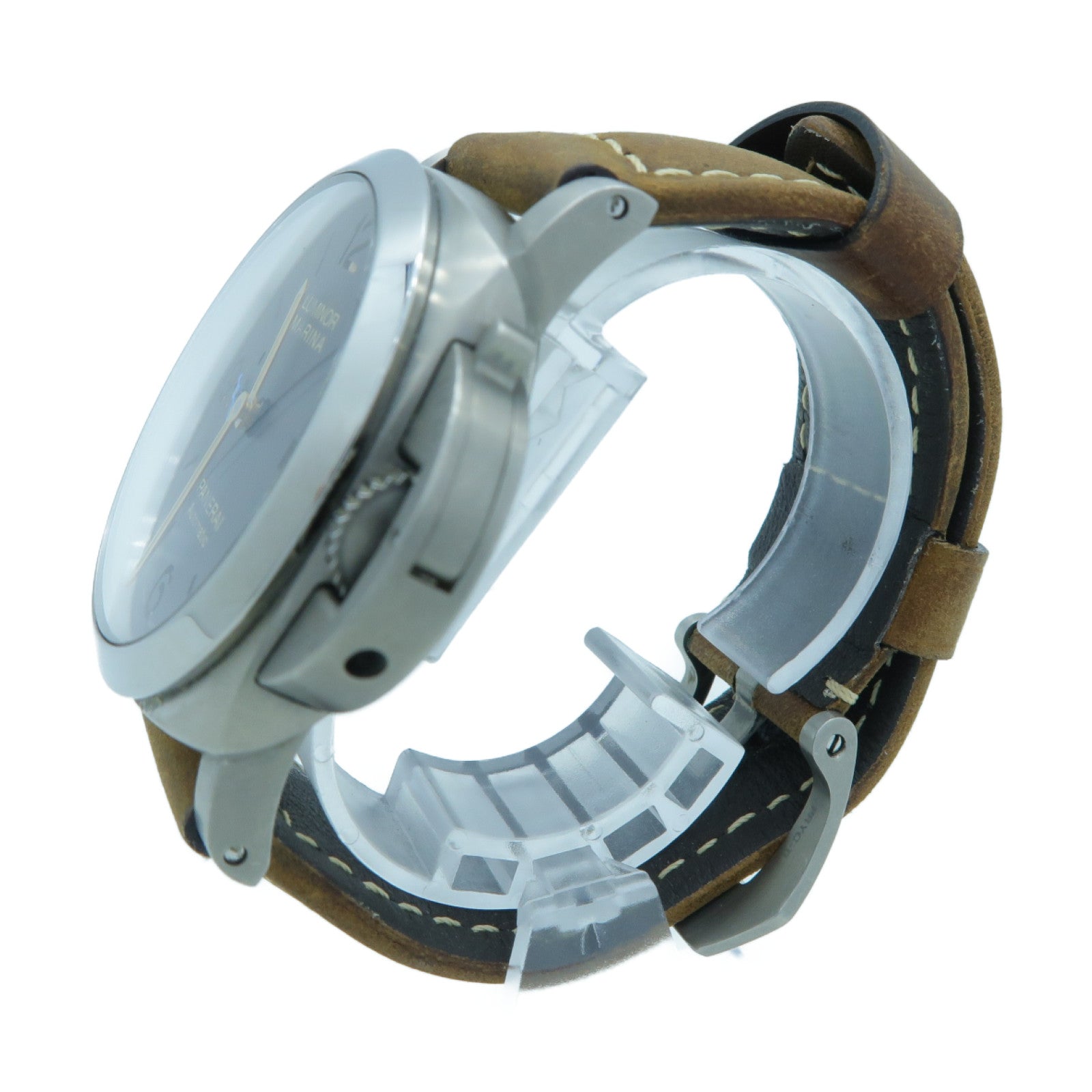 PANERAI Luminor Marina鈦手錶自動機芯黒色