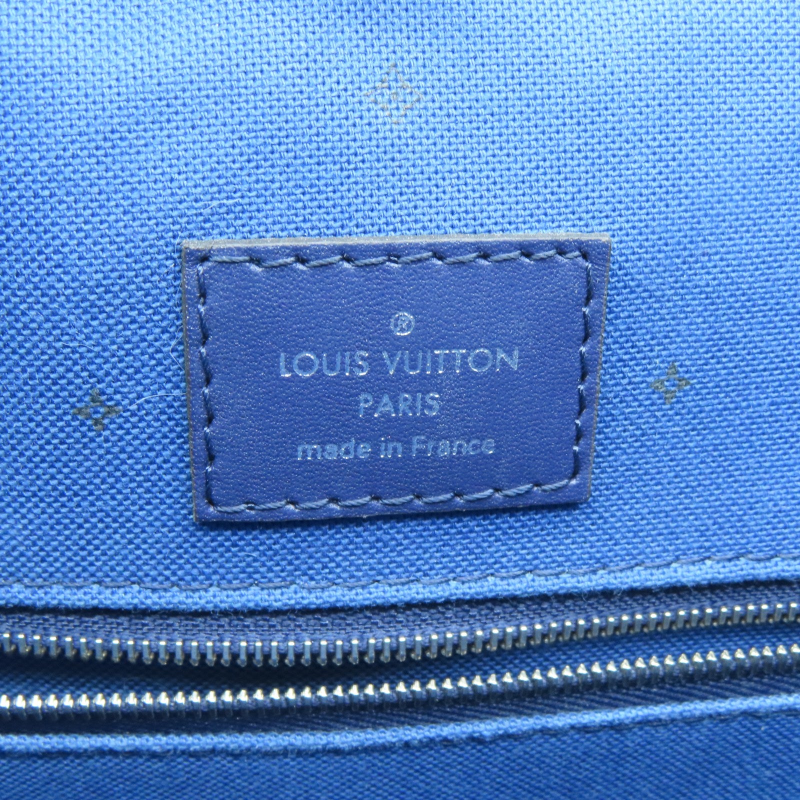 LOUIS VUITTON 【激減優惠】Escale On The Go GM銀扣手挽袋藍色