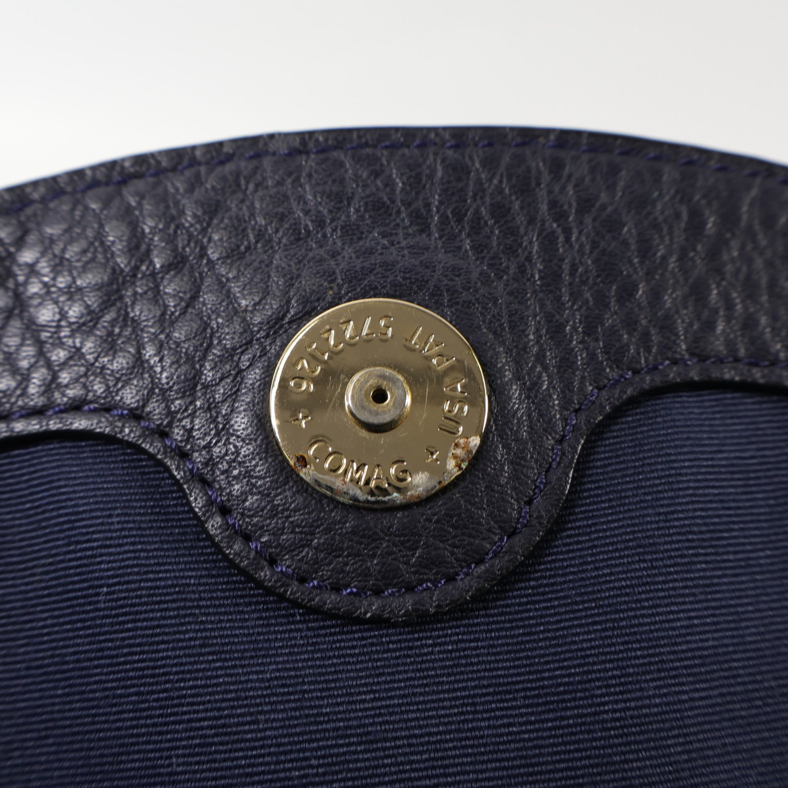 COACH 牛皮皮革Backpack銀扣背包