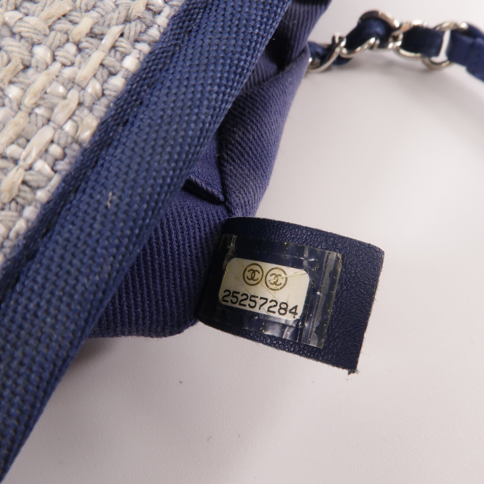 CHANEL 帆布Deauville Tote手挽袋