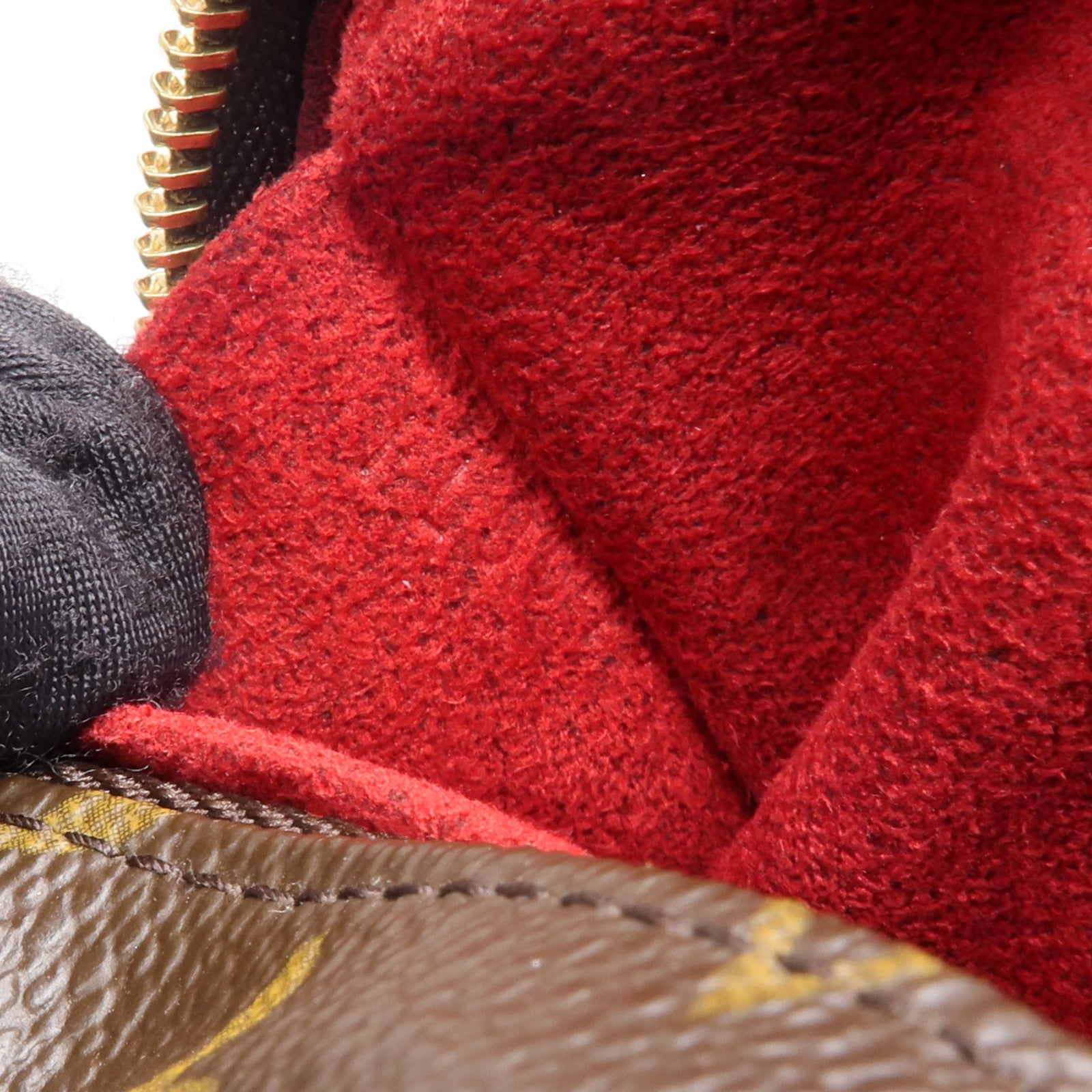 LOUIS VUITTON Monogram Trousse Wapity Pouch金扣手拿包
