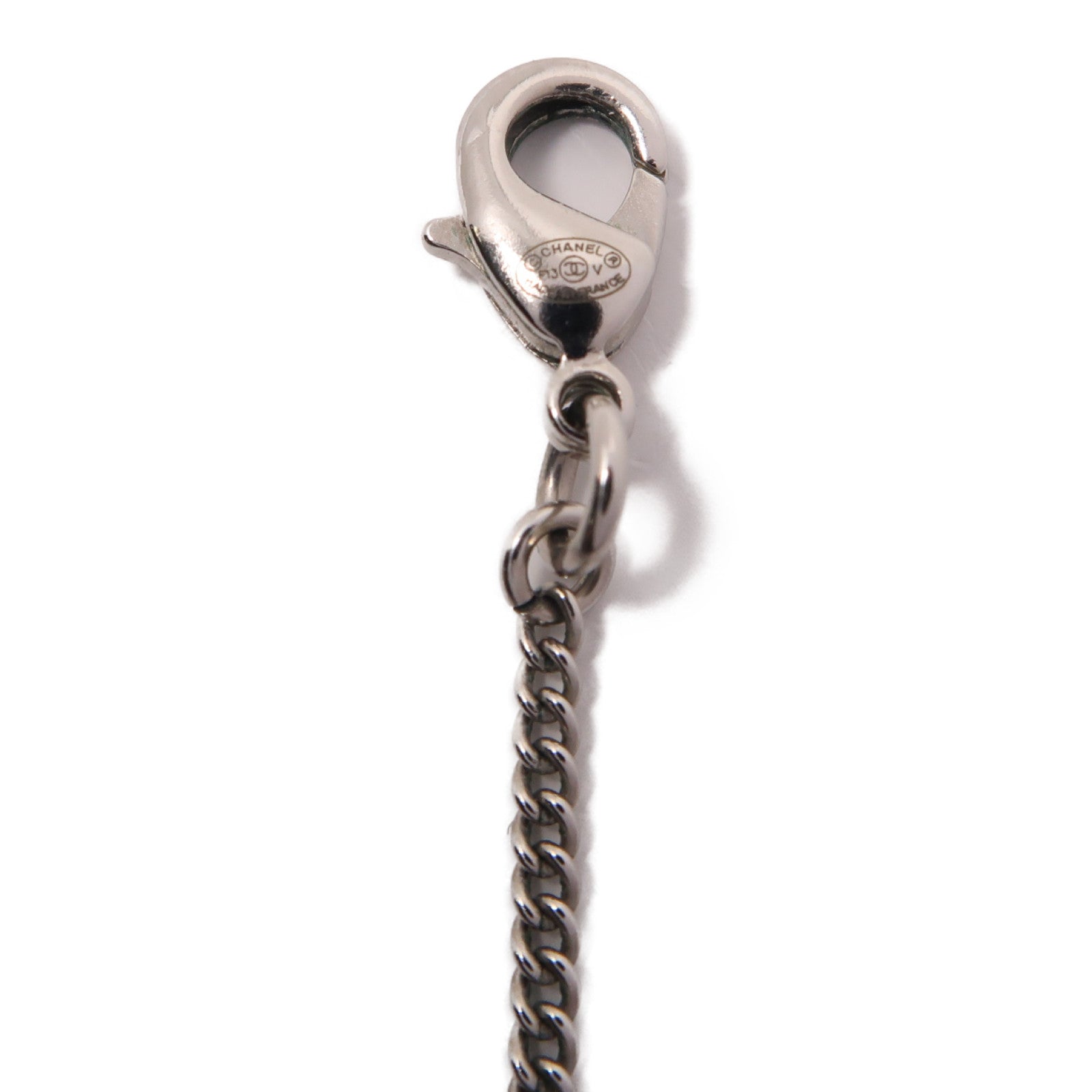 CHANEL 金屬Necklace項鍊銀色