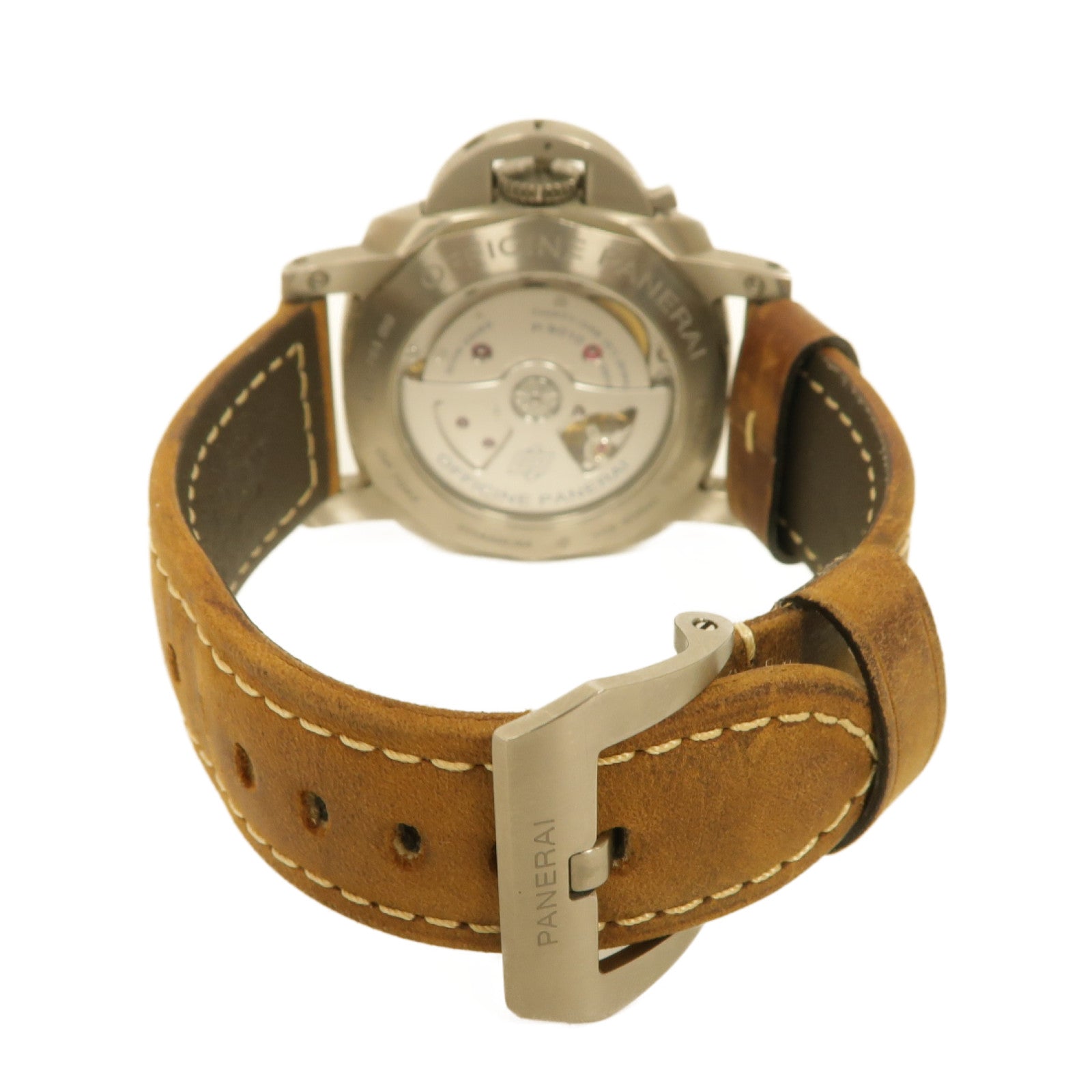 PANERAI Luminor Marina鈦手錶自動機芯黒色