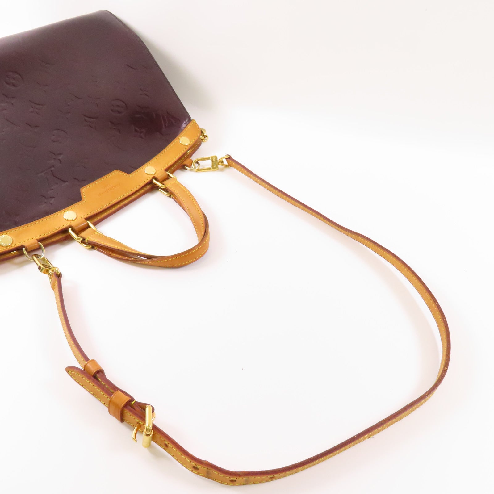 LOUIS VUITTON Vernis Blair MM金扣手挽肩背兩用袋