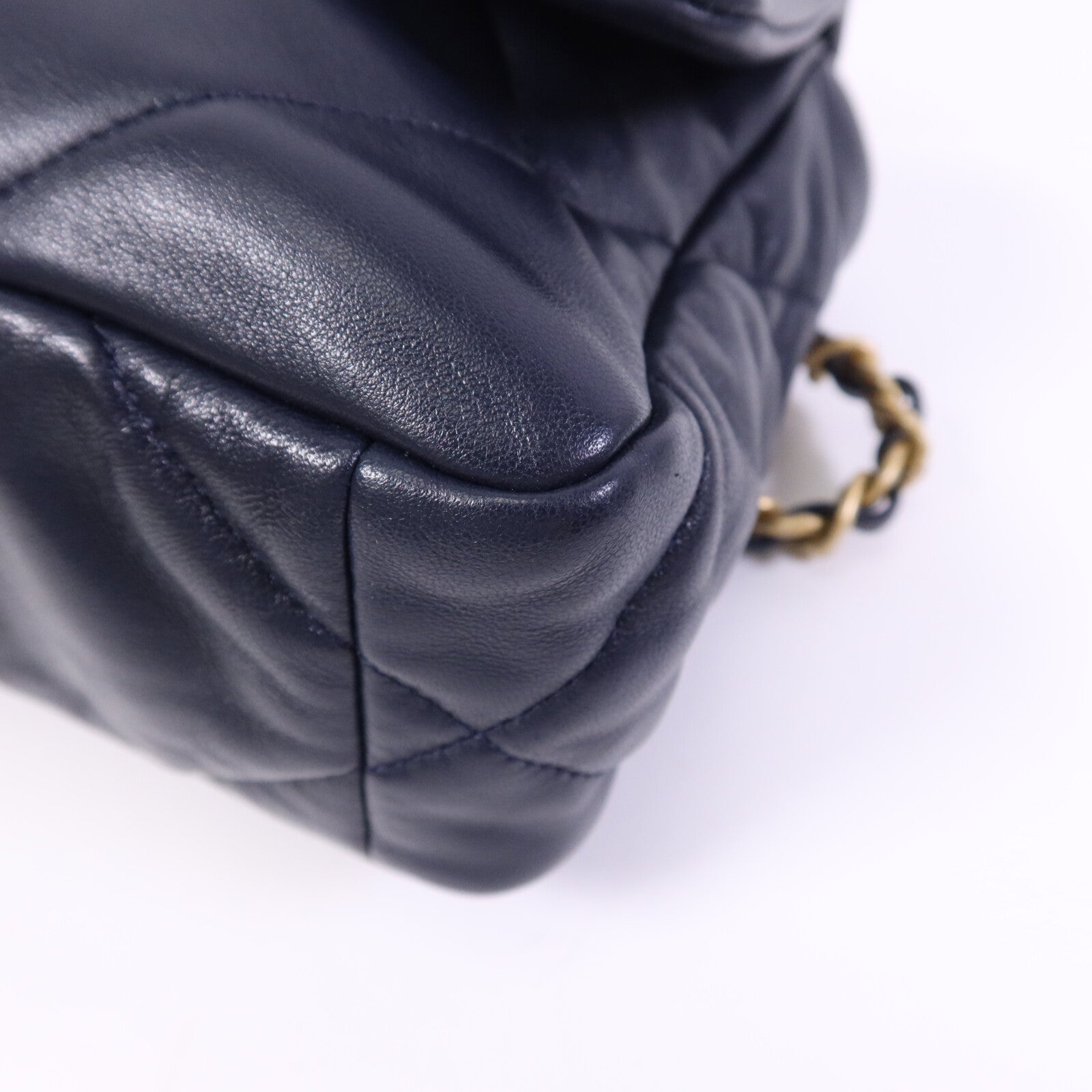 CHANEL 羊皮皮革19Bag Small手挽肩背兩用袋