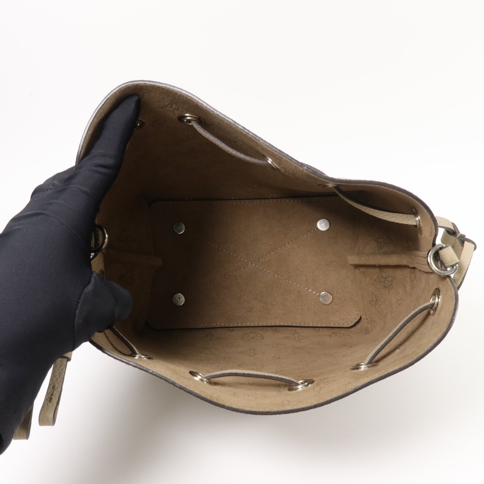 LOUIS VUITTON Mahina皮革Bella手挽肩背兩用袋
