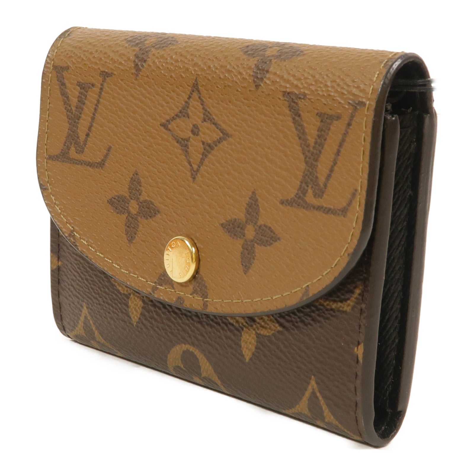 LOUIS VUITTON Monogram Reverse Rosalie Coin Purse零錢包