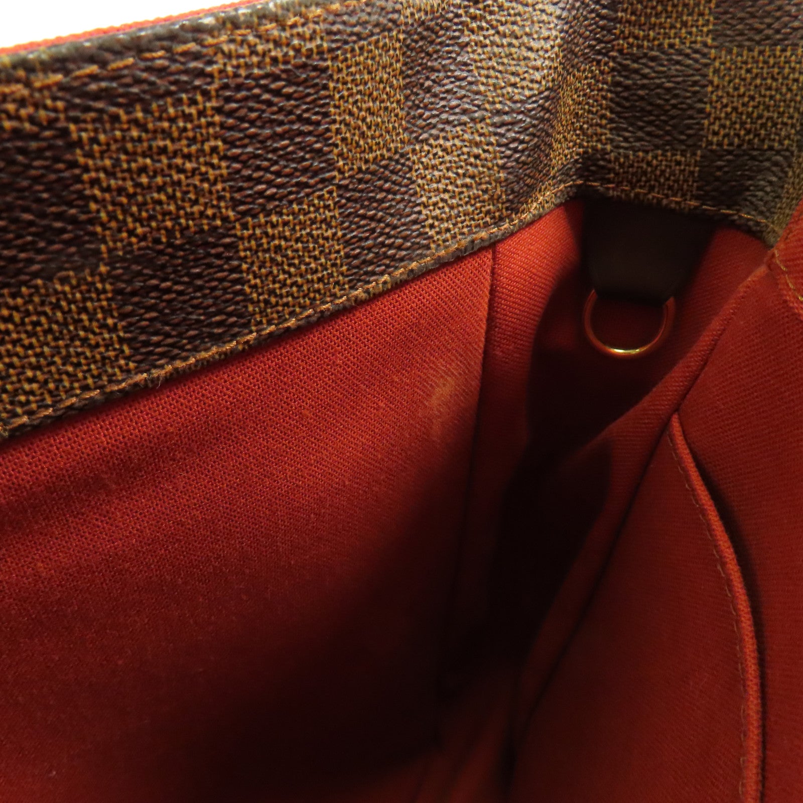 LOUIS VUITTON Damier Bastille金扣肩背袋