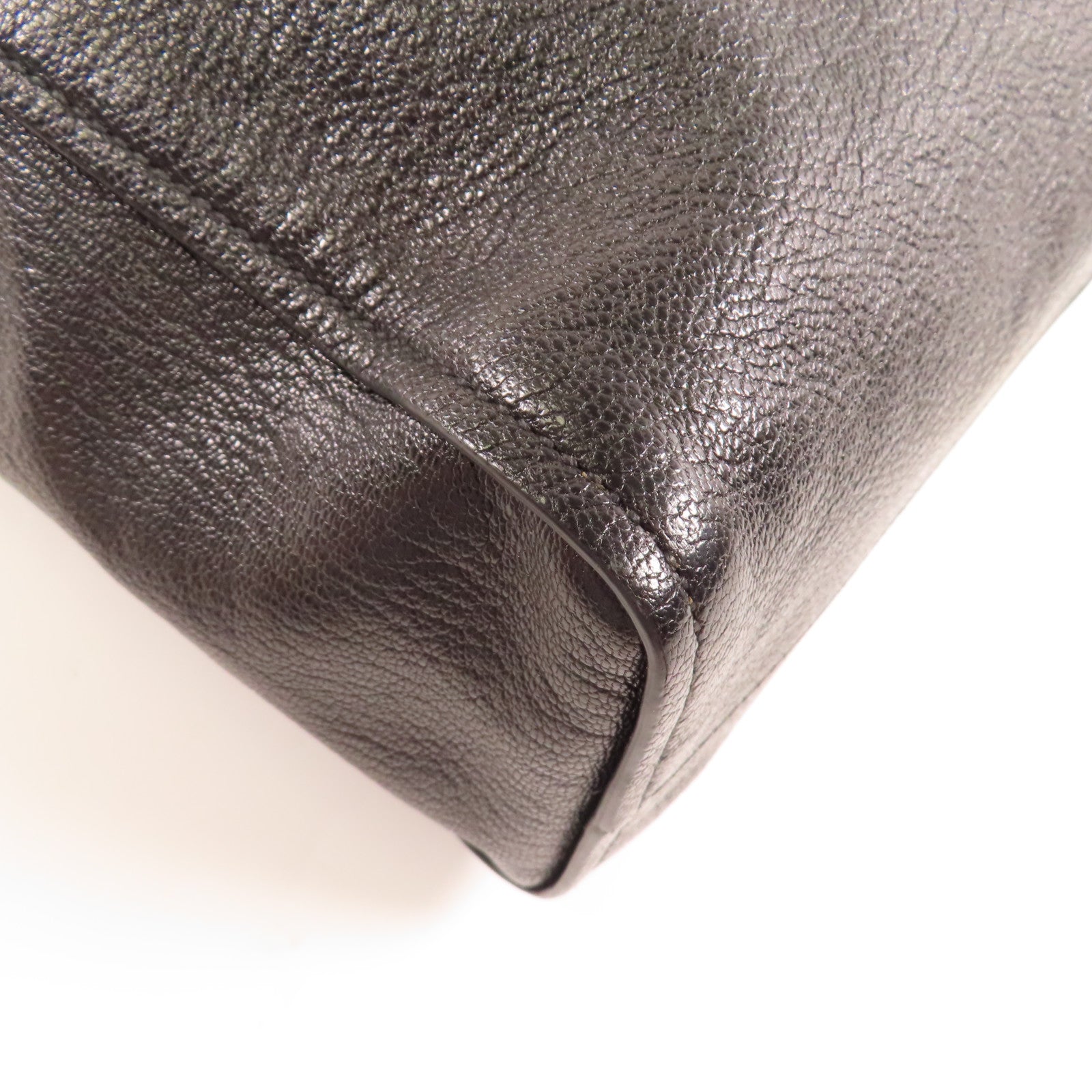 Miu Miu 皮革2 Way Bag金扣手挽肩背兩用袋
