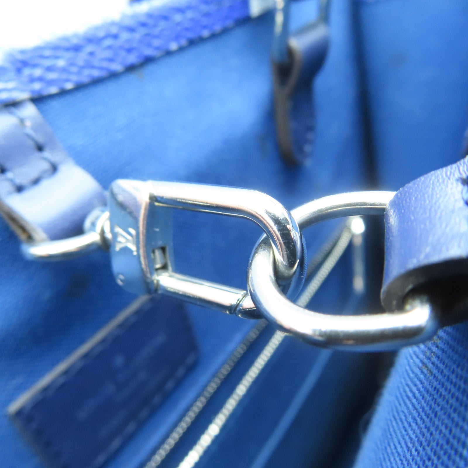 LOUIS VUITTON 【激減優惠】Escale On The Go GM銀扣手挽袋藍色