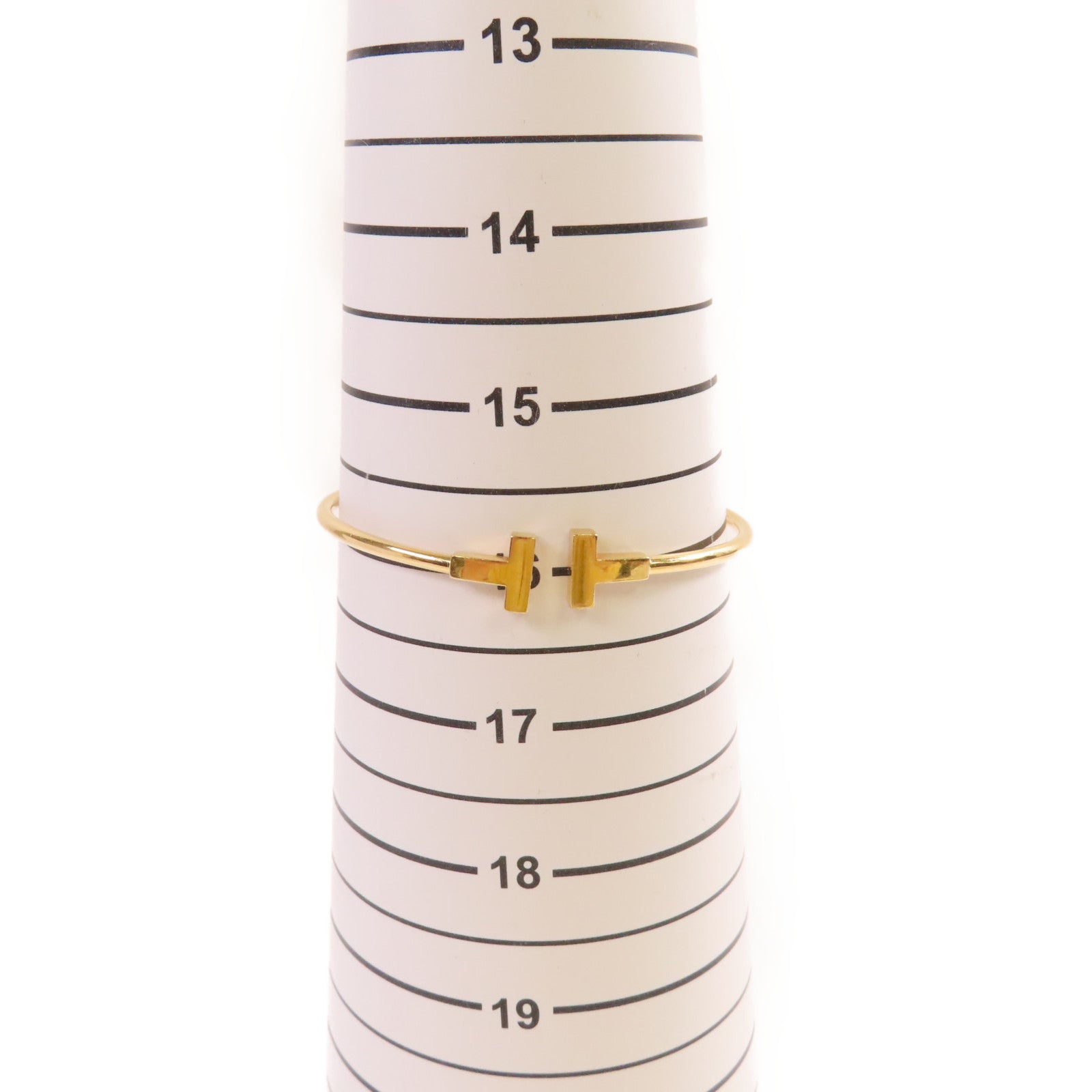 TIFFANY＆CO 18K黃金T Wire Bracelet手鐲