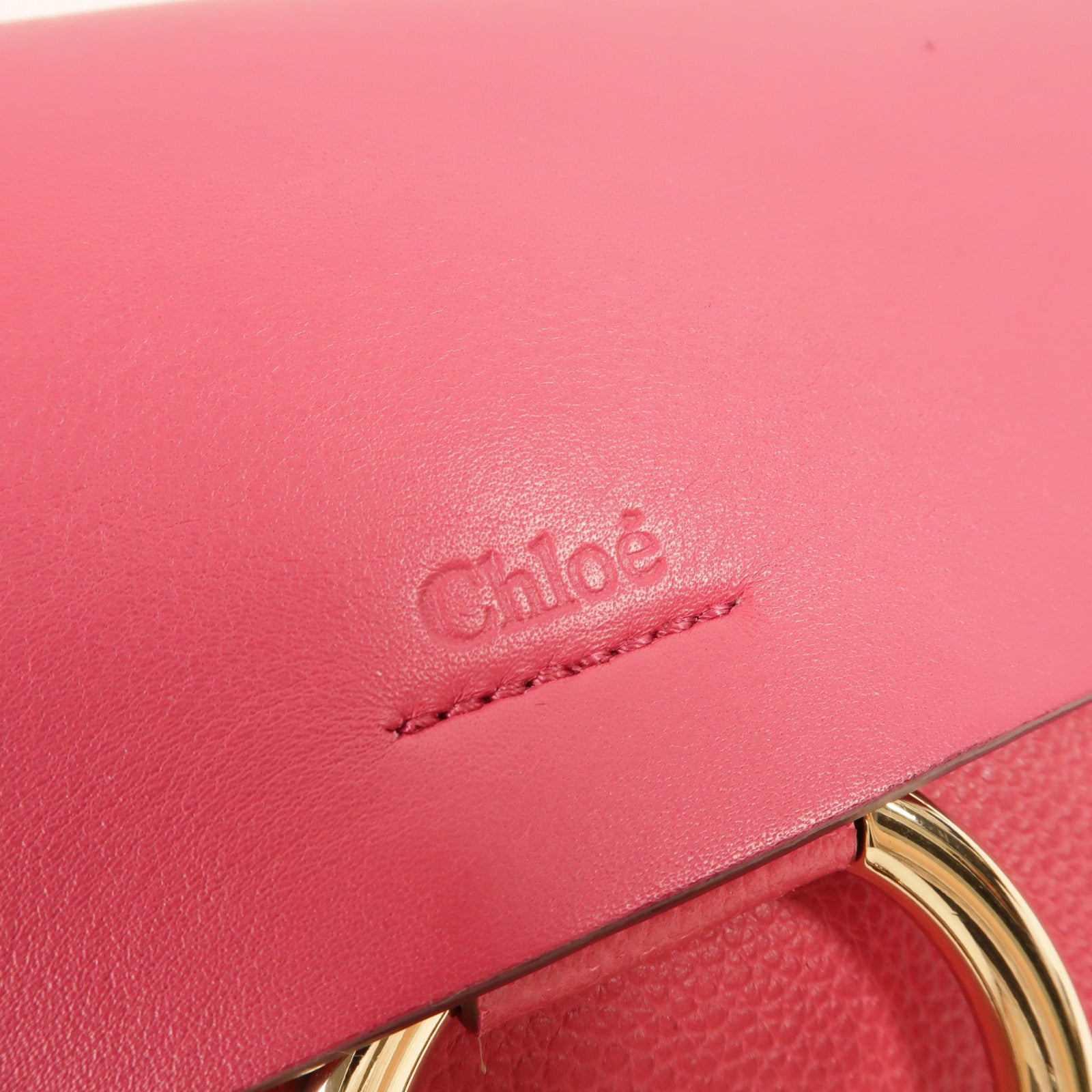Chloe 牛皮皮革Faye肩背袋