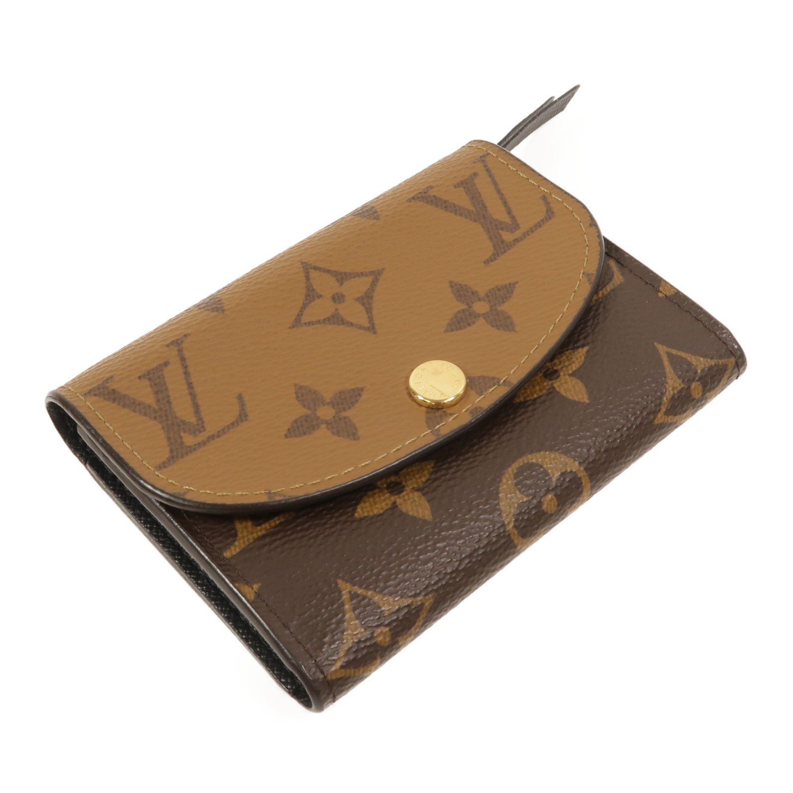 LOUIS VUITTON Monogram Reverse Rosalie Coin Purse零錢包