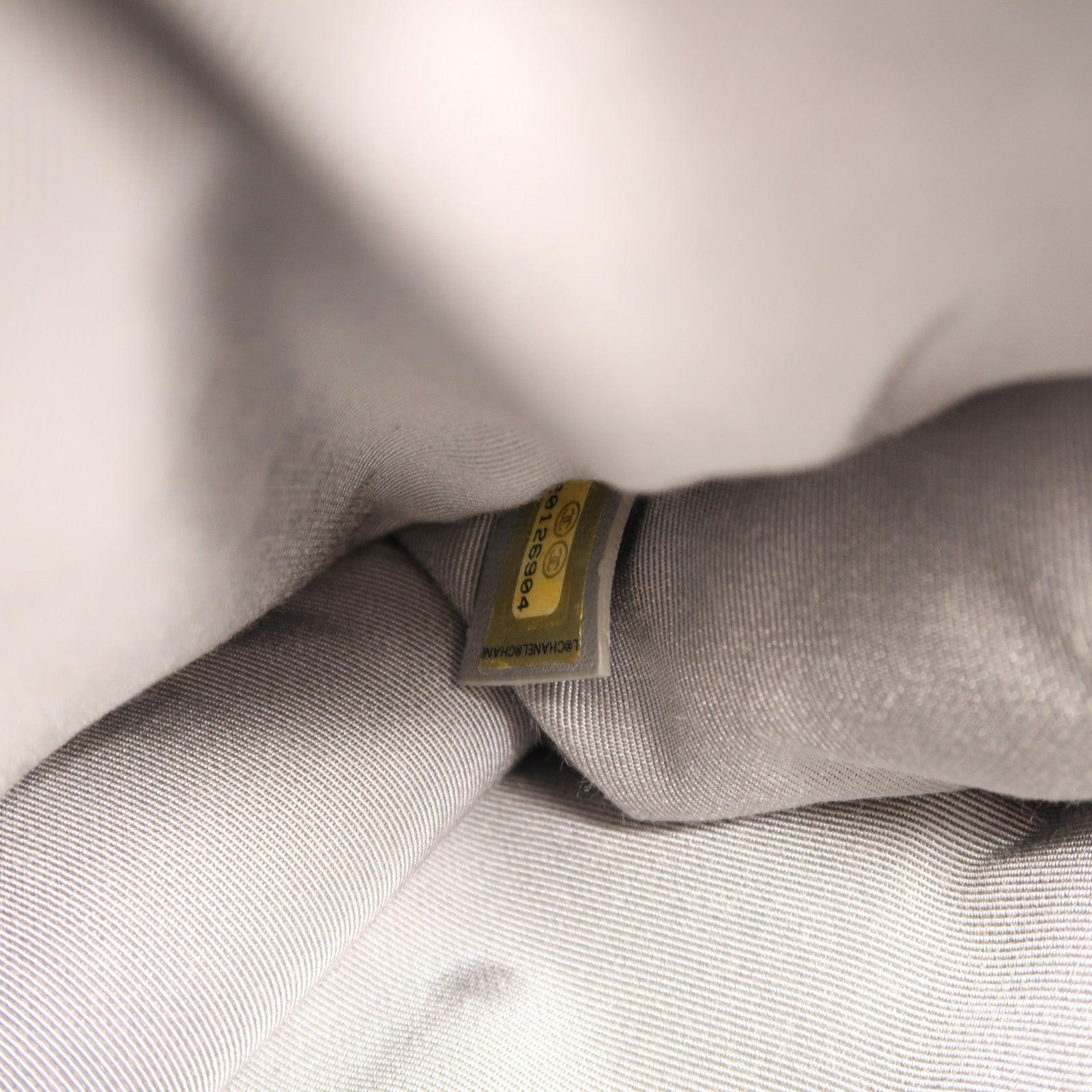 CHANEL 牛皮皮革Chain Shoulder銀扣鏈帶肩背袋