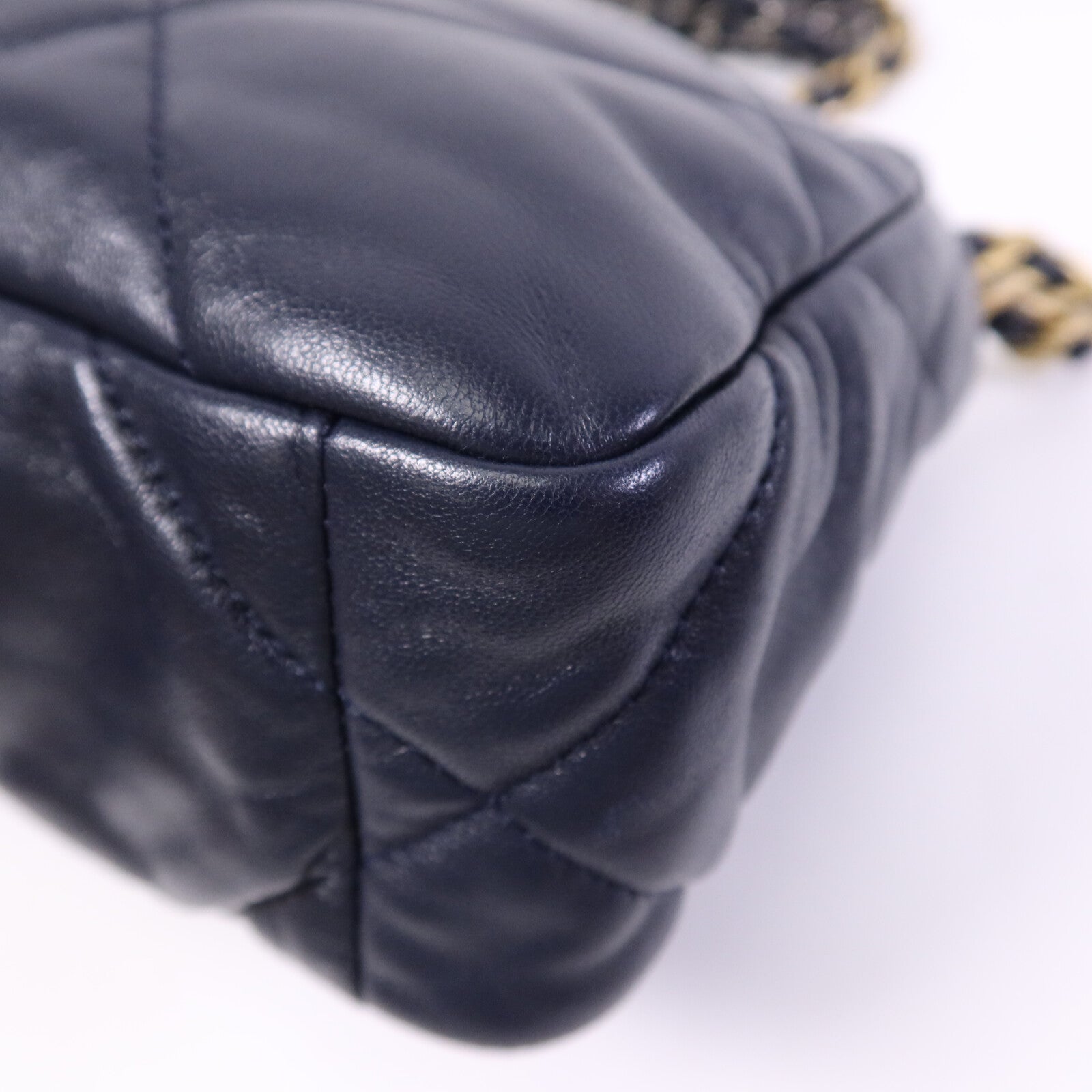 CHANEL 羊皮皮革19Bag Small手挽肩背兩用袋