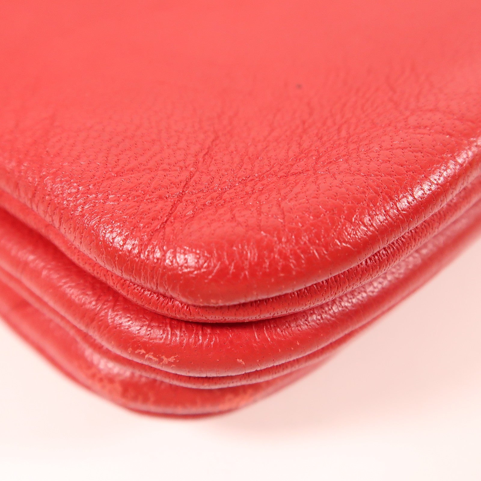 CELINE 【激減優惠】羊皮皮革Trio金扣肩背袋