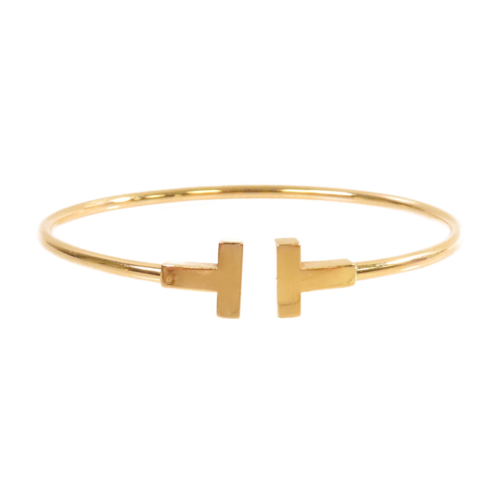 TIFFANY＆CO 18K黃金T Wire Bracelet手鐲