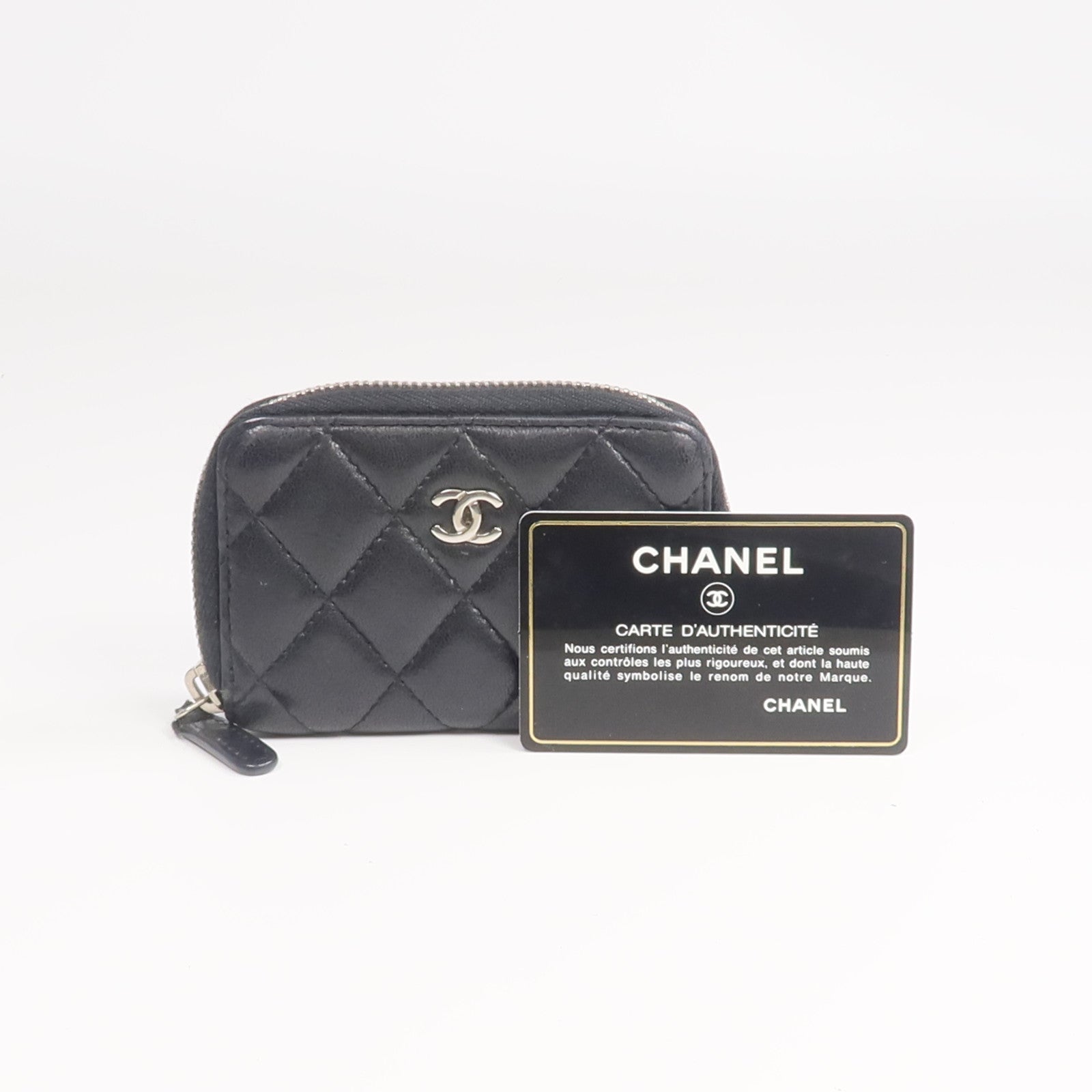 CHANEL 羊皮皮革Coin Purse零錢包