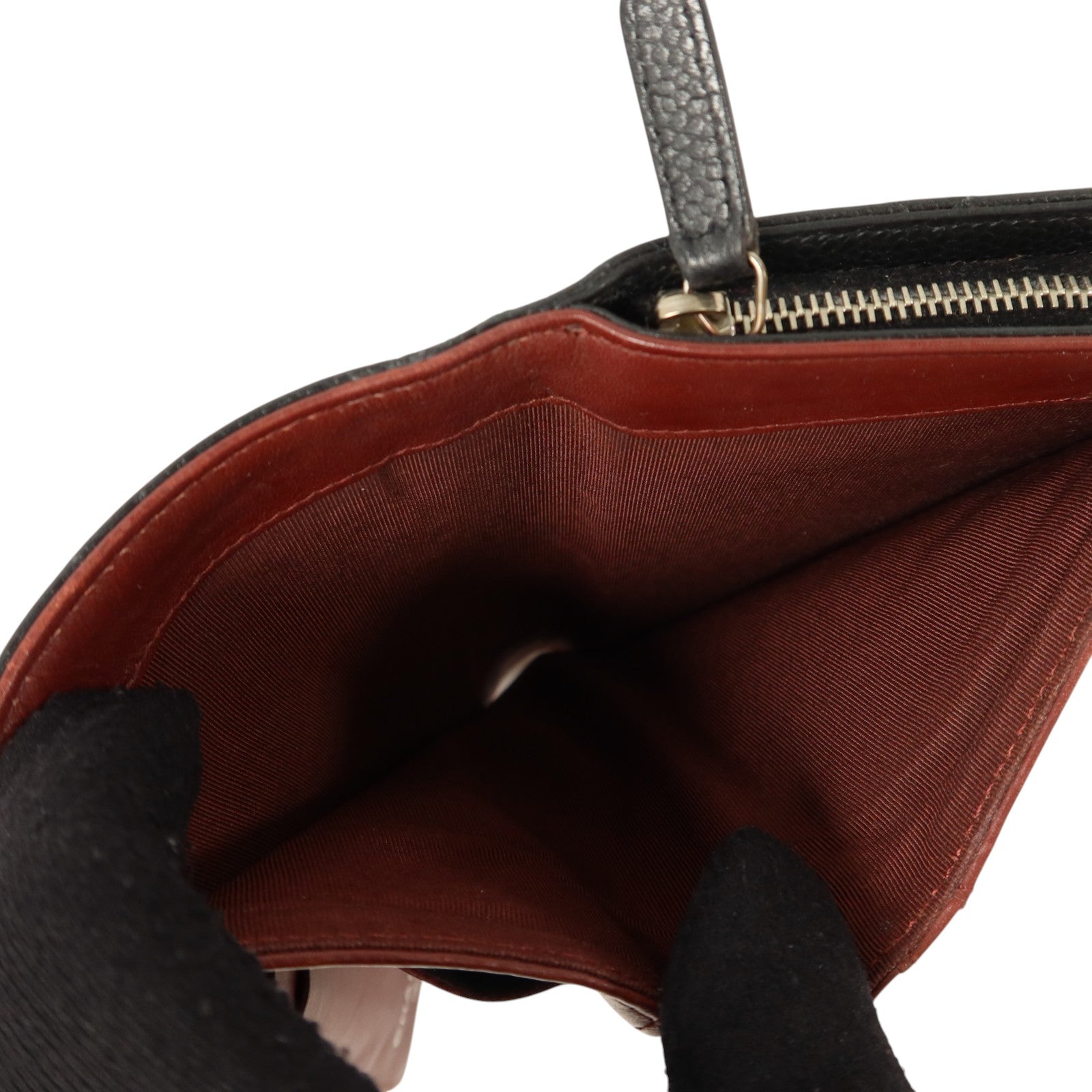 CHANEL 牛皮皮革Wallet銀扣長錢包