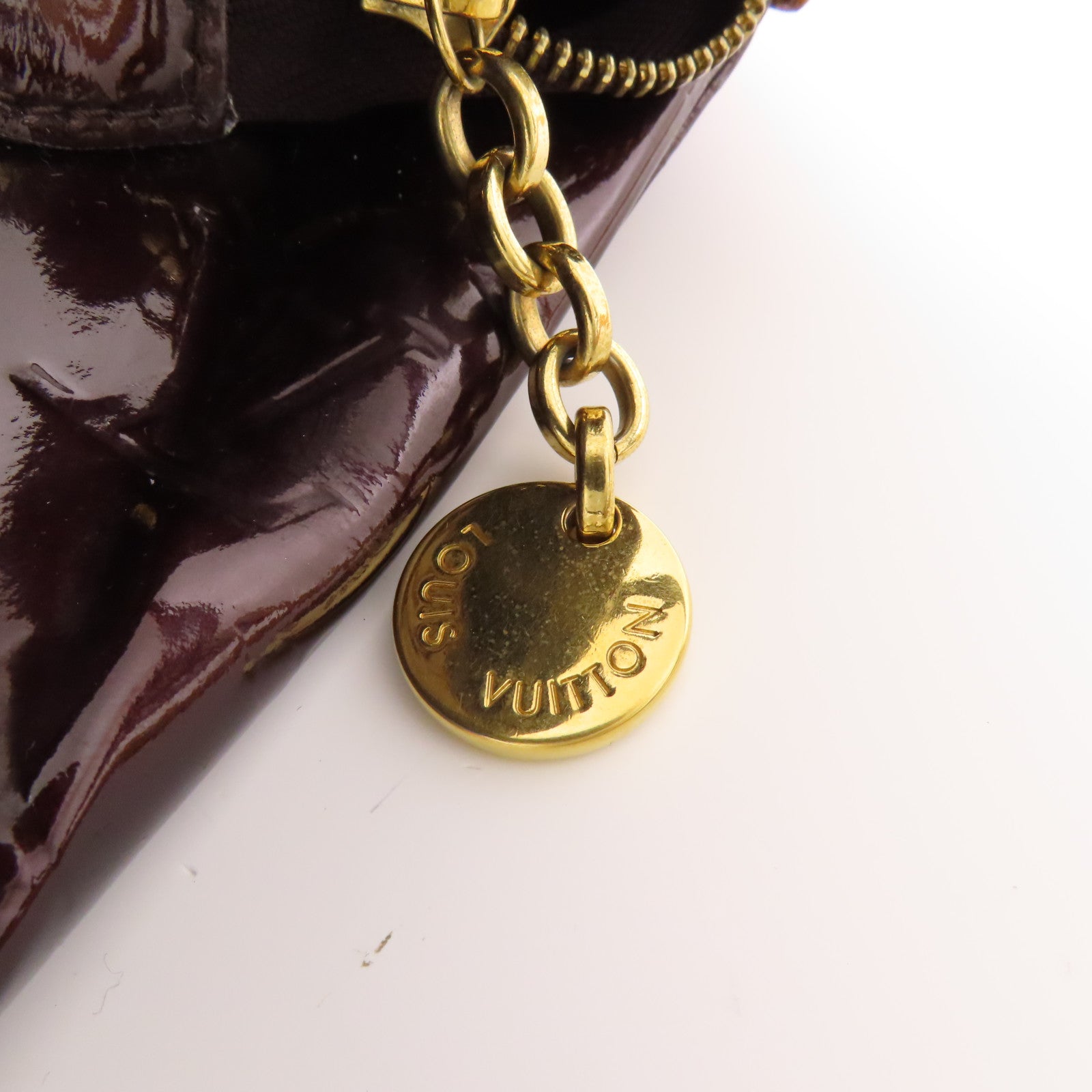 LOUIS VUITTON Vernis Blair MM金扣手挽肩背兩用袋