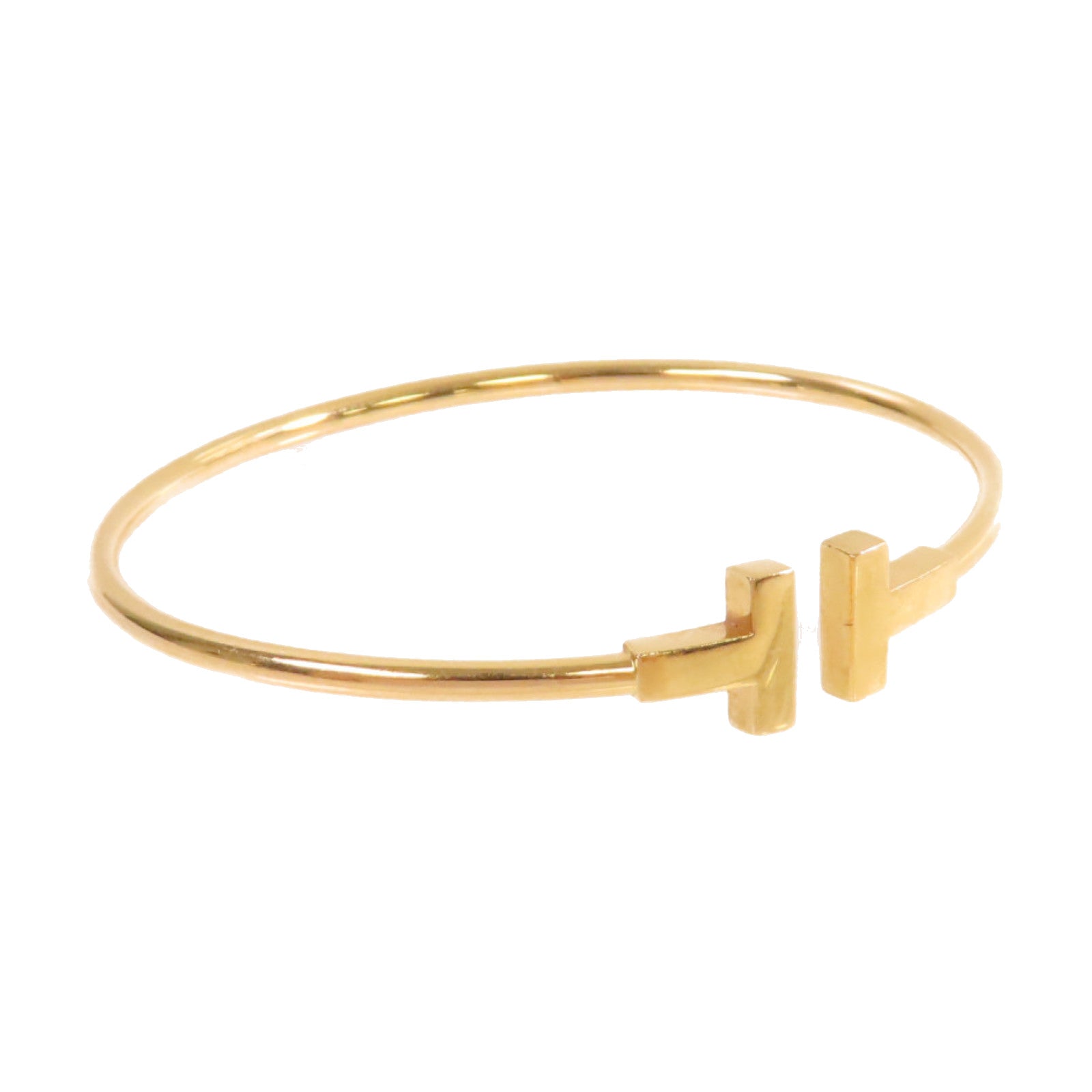 TIFFANY＆CO 18K黃金T Wire Bracelet手鐲