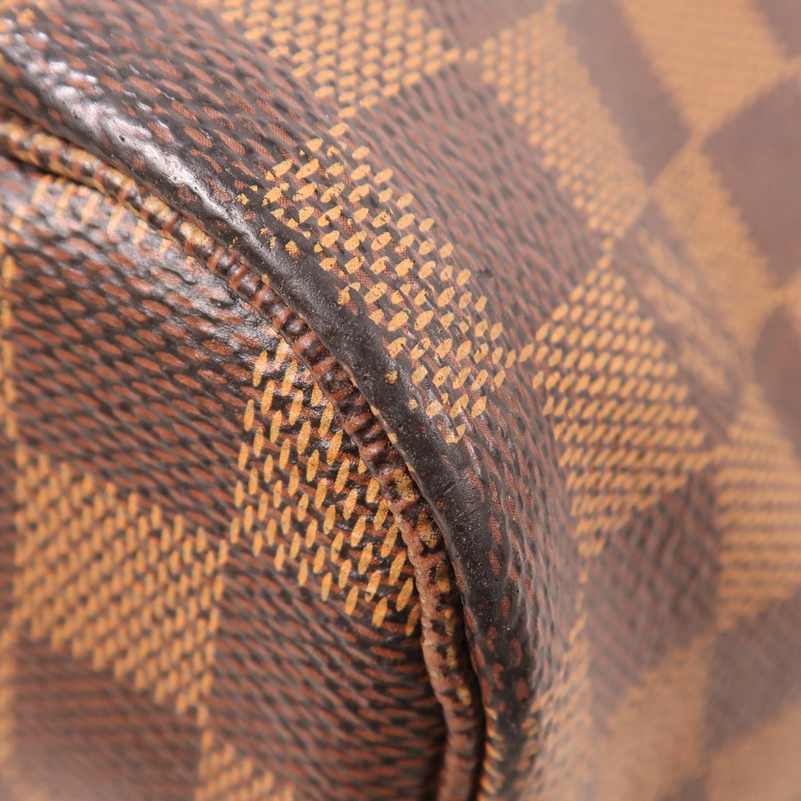 LOUIS VUITTON Damier Neverfull MM金扣手挽袋/肩背袋
